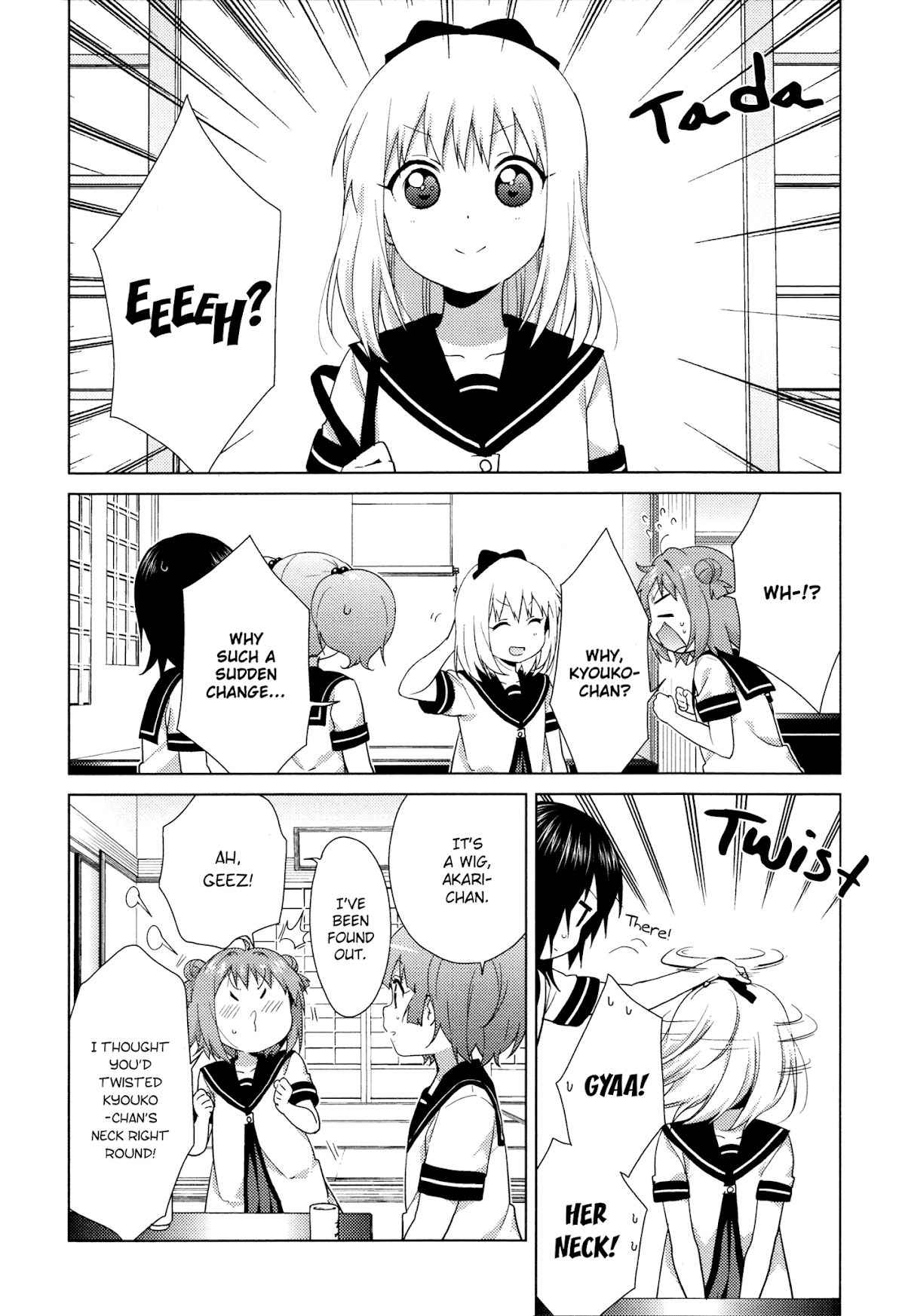Yuru Yuri Chapter 112 page 3 - Chapter 112: Did you cut your hair?