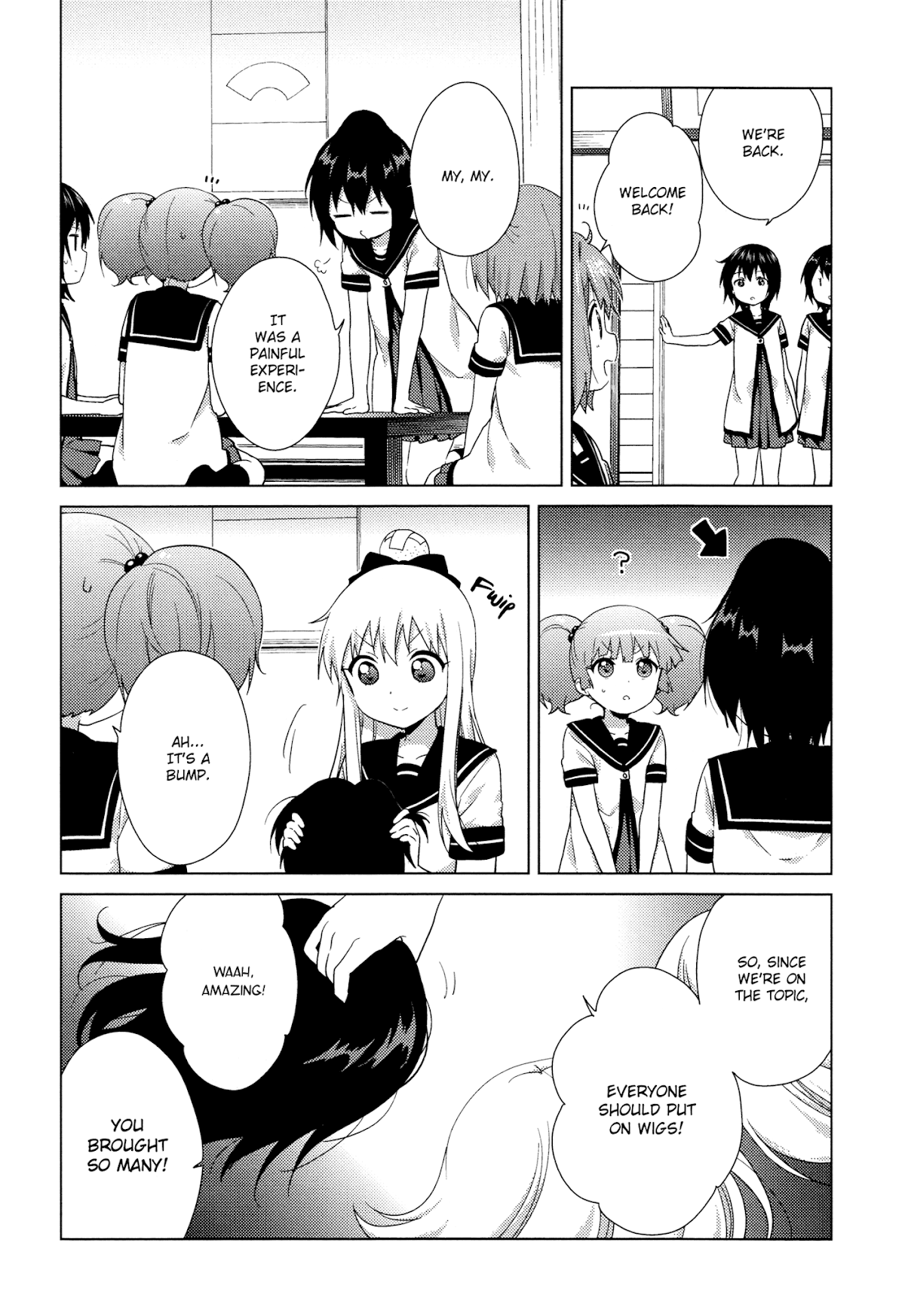 Yuru Yuri Chapter 112 page 8 - Chapter 112: Did you cut your hair?