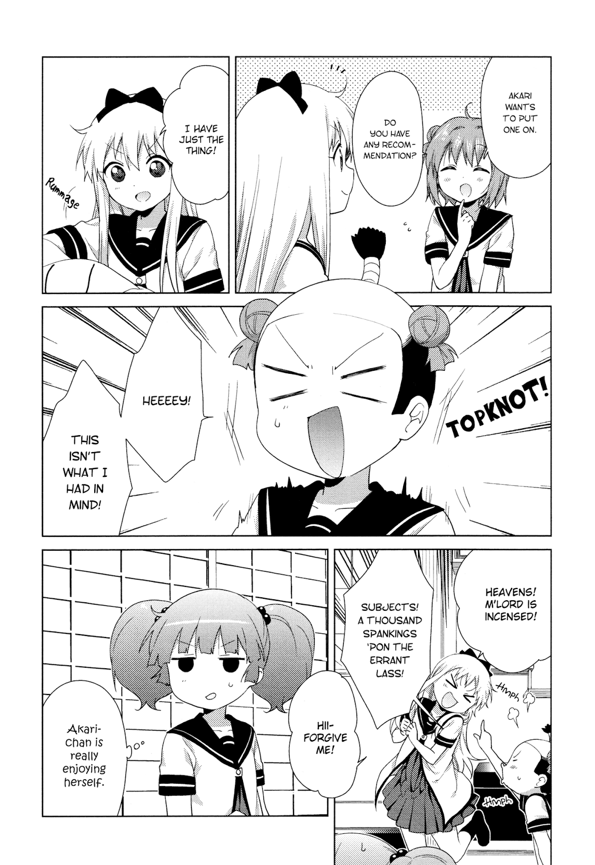Yuru Yuri Chapter 112 page 9 - Chapter 112: Did you cut your hair?