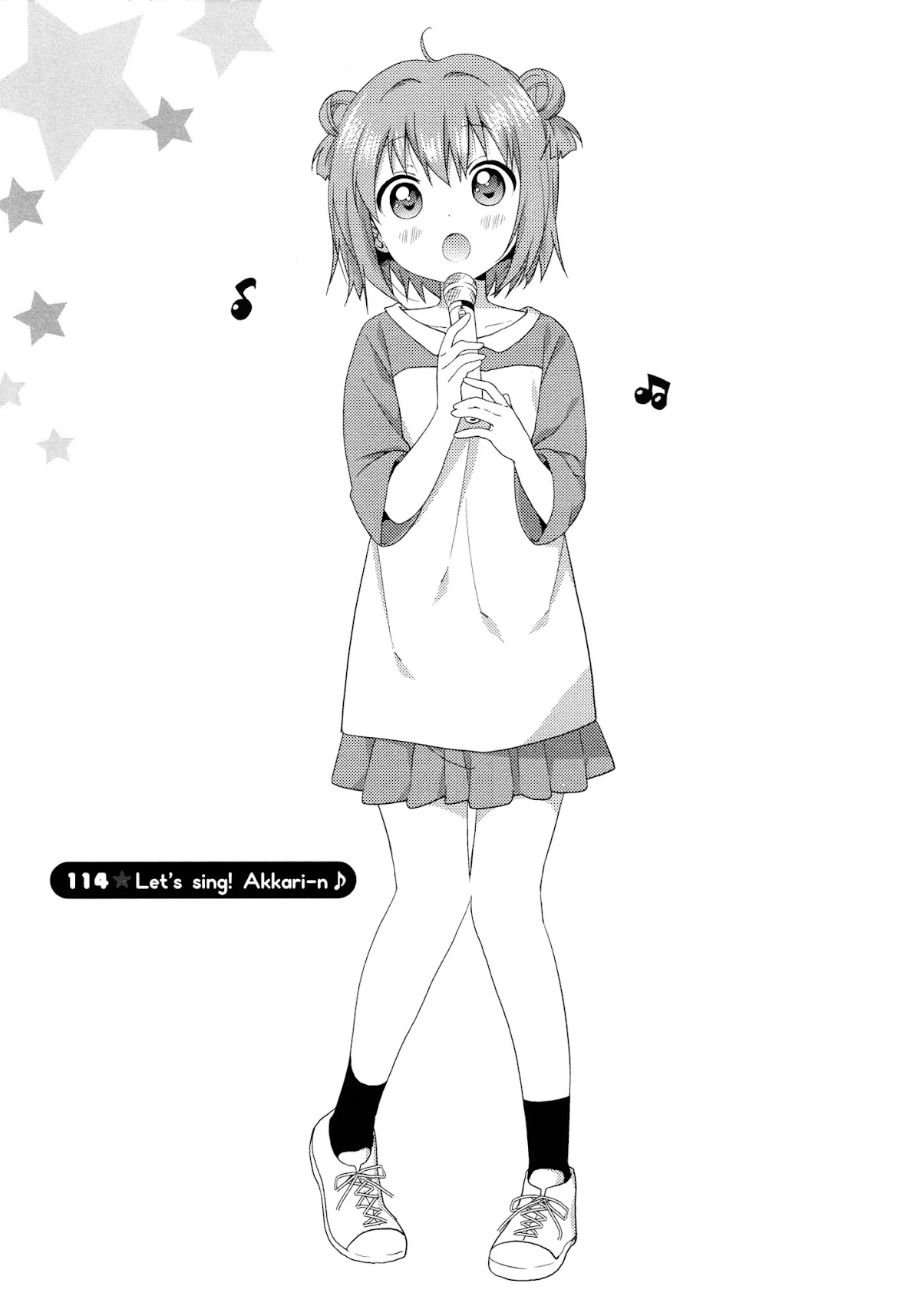 Yuru Yuri Chapter 114 page 1 - Chapter 114: Let's Sing! Akkari-n