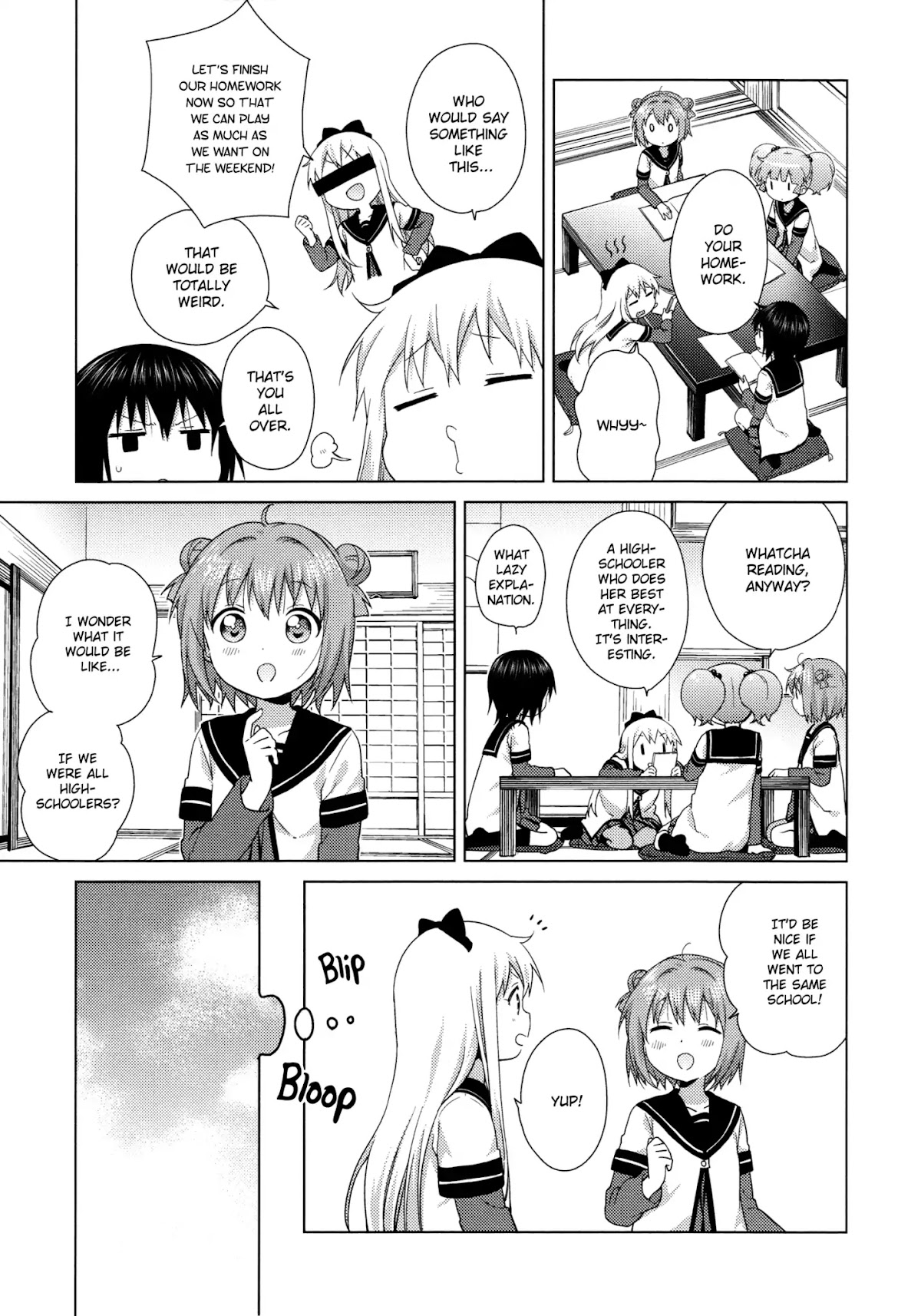 Yuru Yuri Chapter 116 page 3 - Chapter 116: If We Were In Highschool