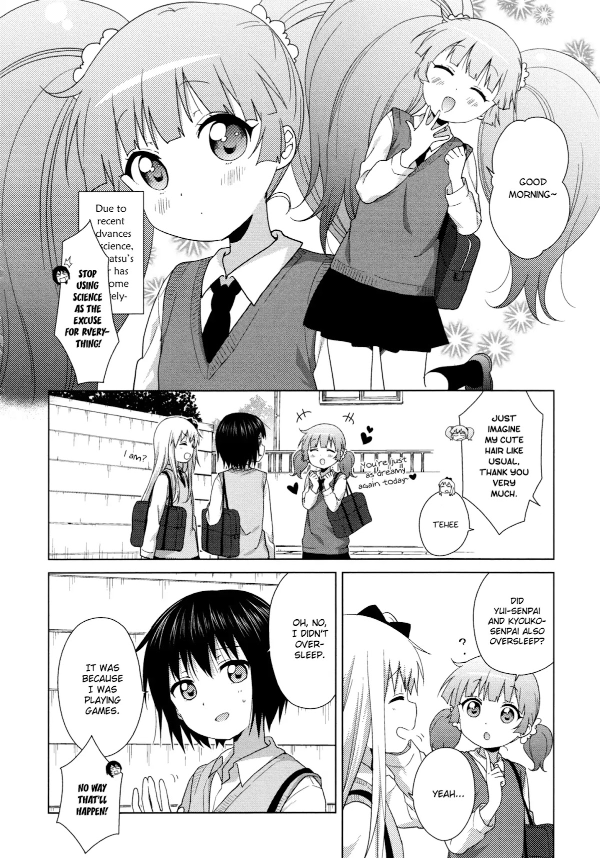Yuru Yuri Chapter 116 page 8 - Chapter 116: If We Were In Highschool