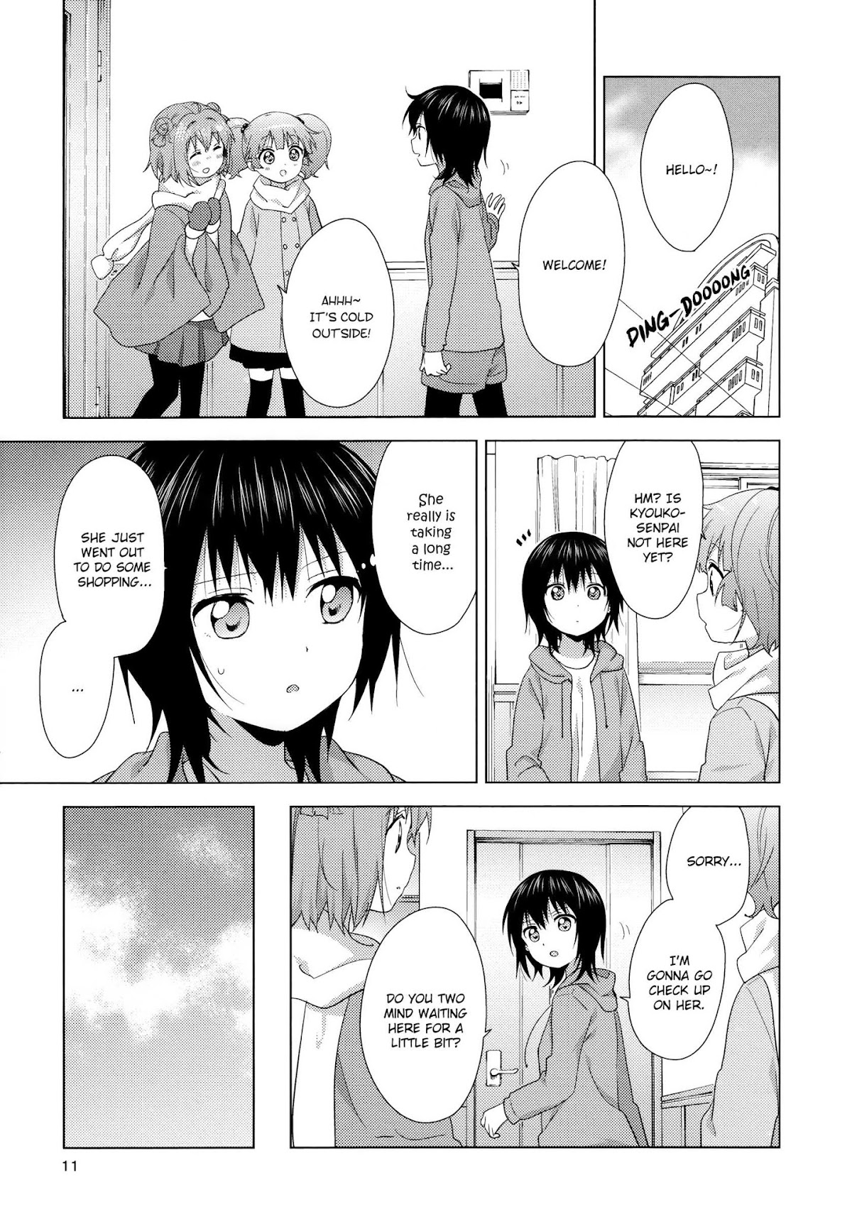 Yuru Yuri Chapter 119 page 7 - Chapter 119: A Gift From Yui