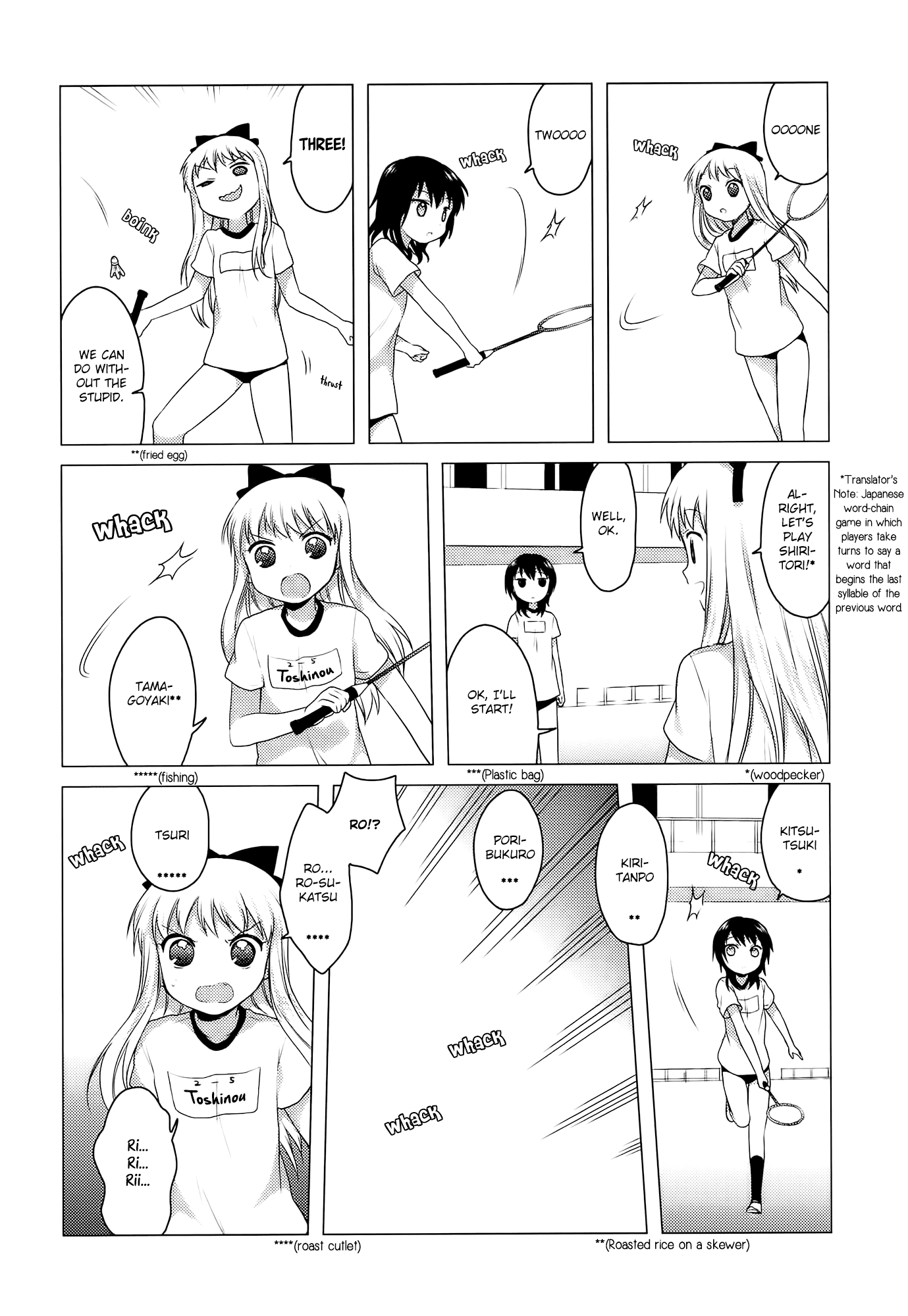 Yuru Yuri Chapter 12.1 page 6 - Chapter 12.1: Bonus Track 1 - Shiritori LOVE Game