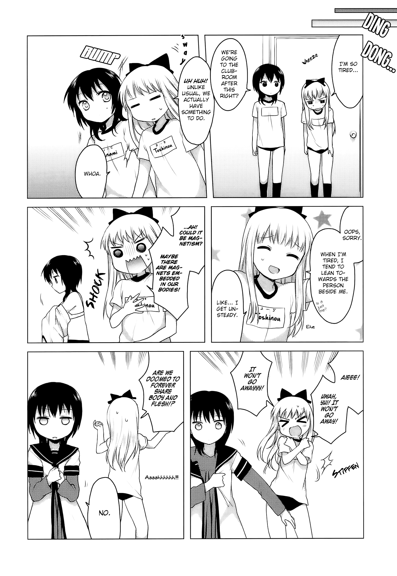 Yuru Yuri Chapter 12.1 page 8 - Chapter 12.1: Bonus Track 1 - Shiritori LOVE Game