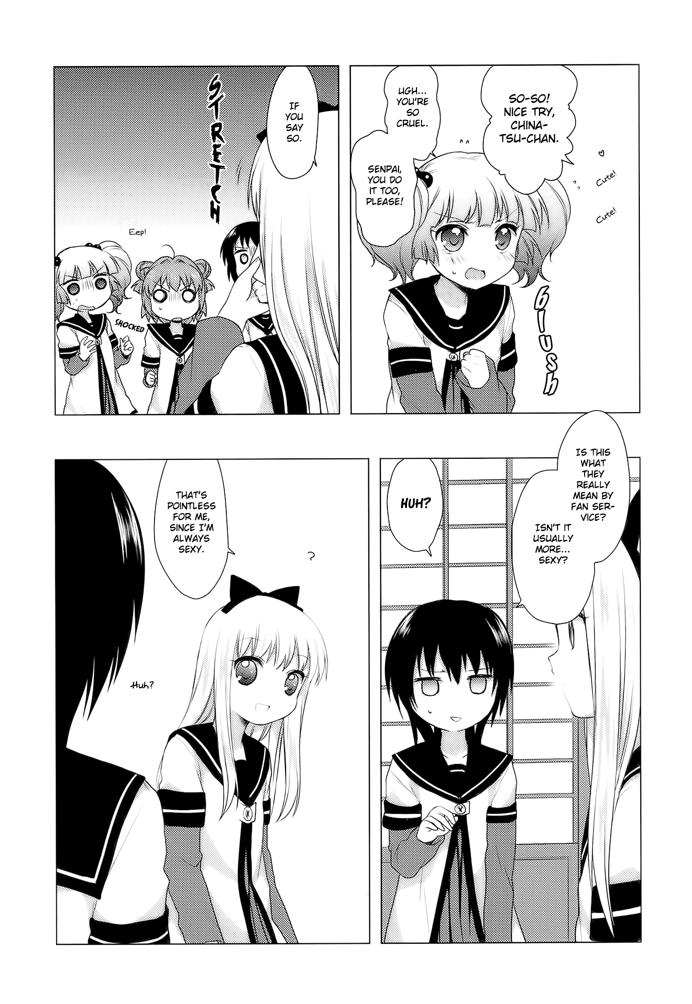 Yuru Yuri Chapter 12.2 page 5 - Chapter 12.2: Bonus Track 2 - Special Service