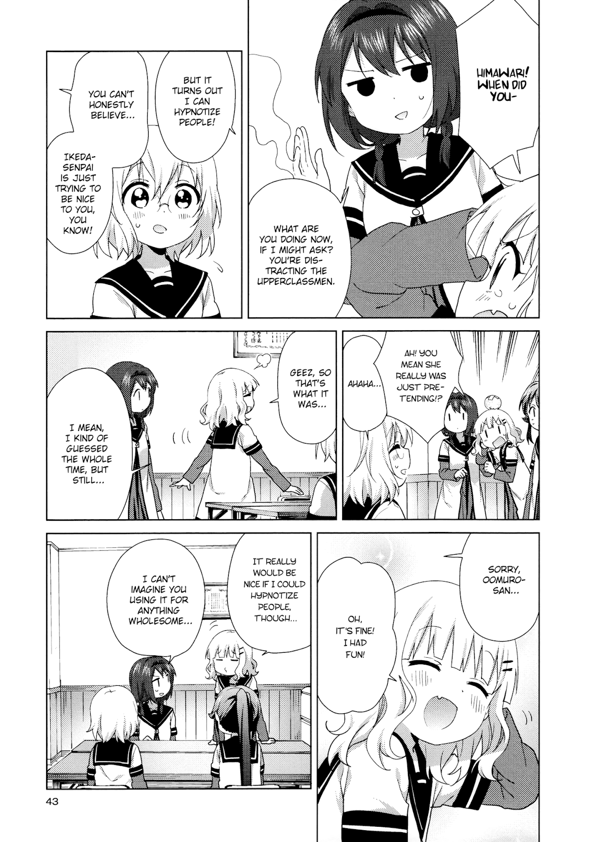 Yuru Yuri Chapter 121 page 11 - Chapter 121: You are Getting Very Sleepy...