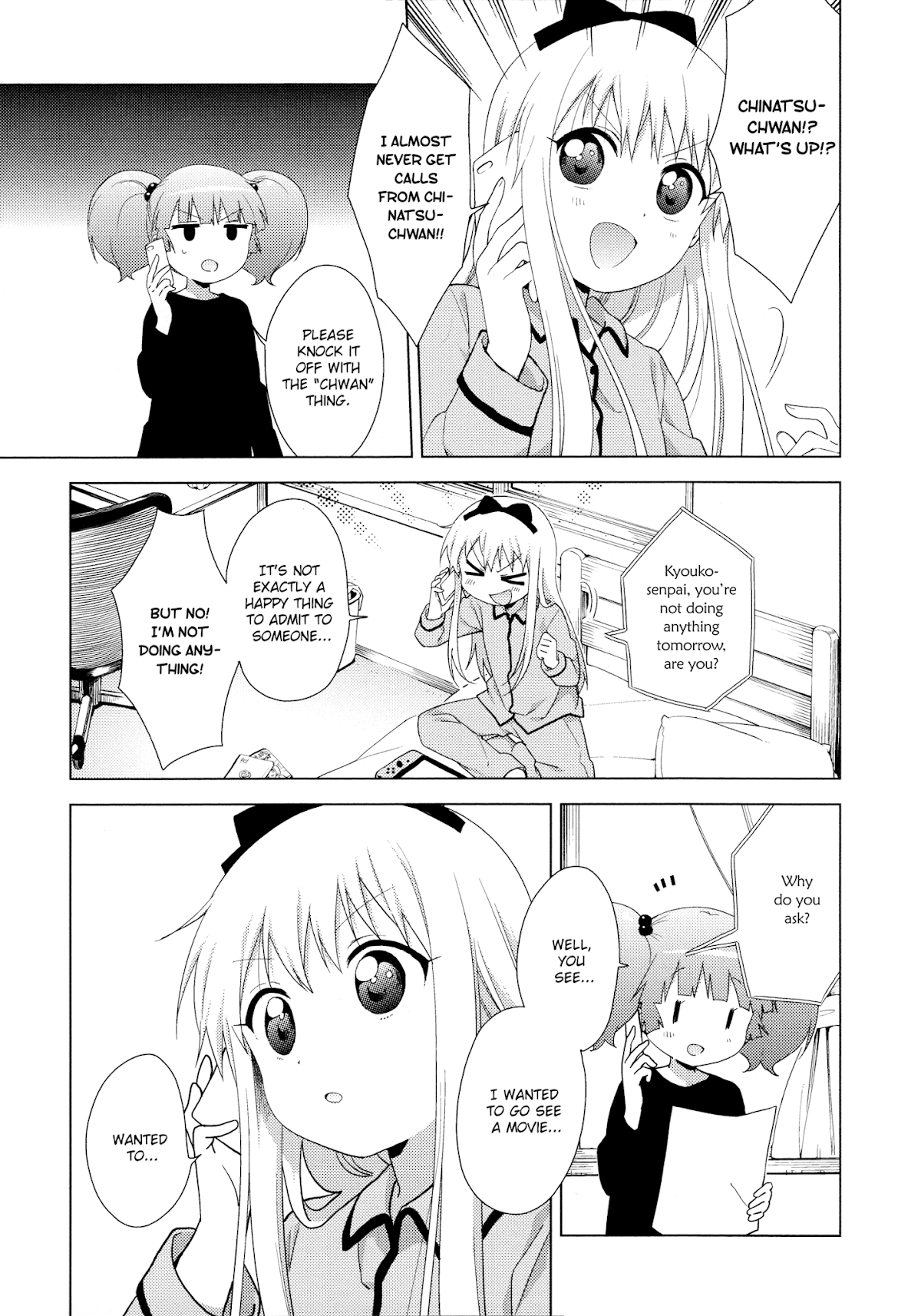 Yuru Yuri Chapter 122 page 3 - Chapter 122: Just Wanna See You Smile (lol)