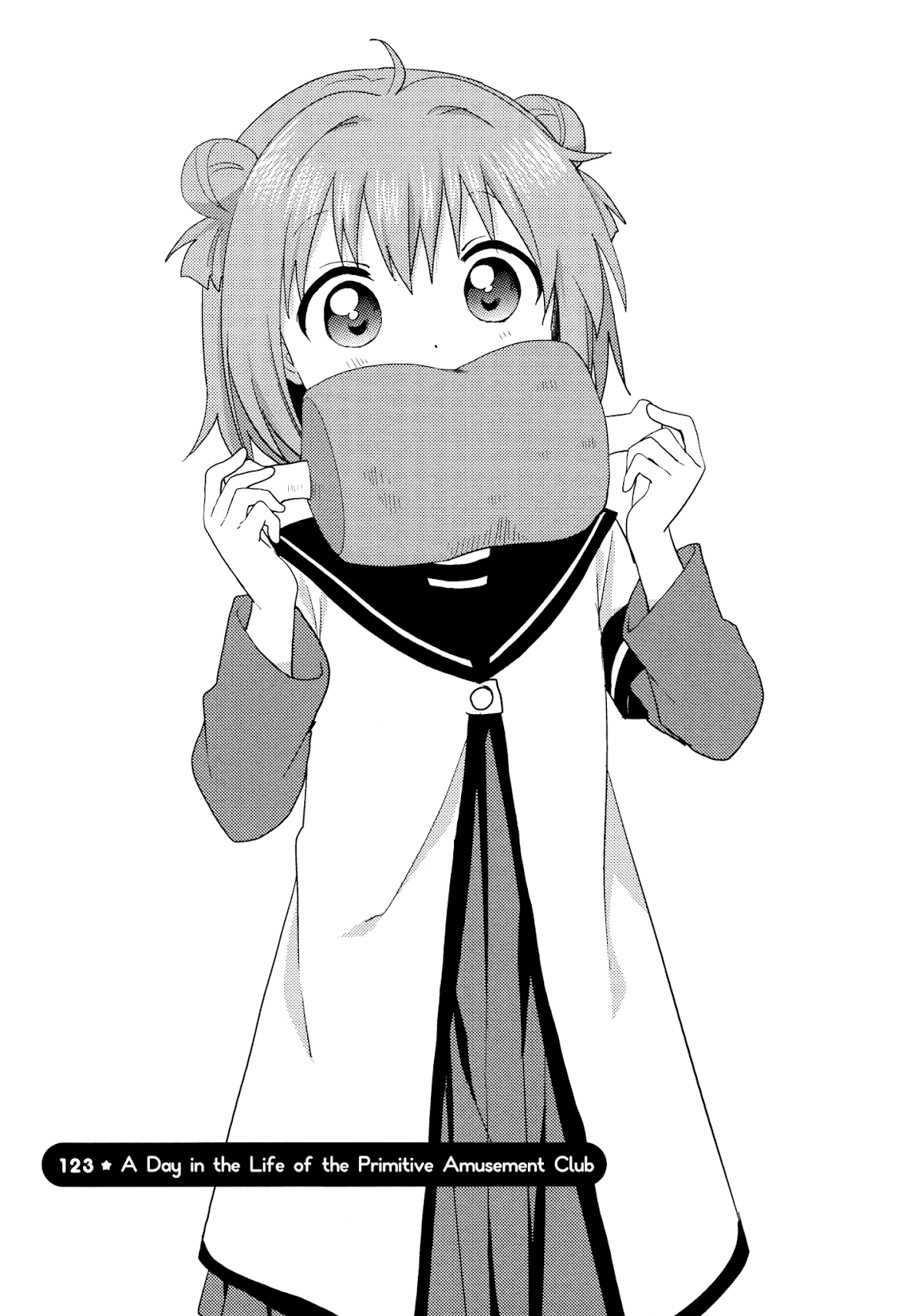 Yuru Yuri Chapter 123 page 1 - Chapter 123: A Day in the Life of the Primitive Amusement Club