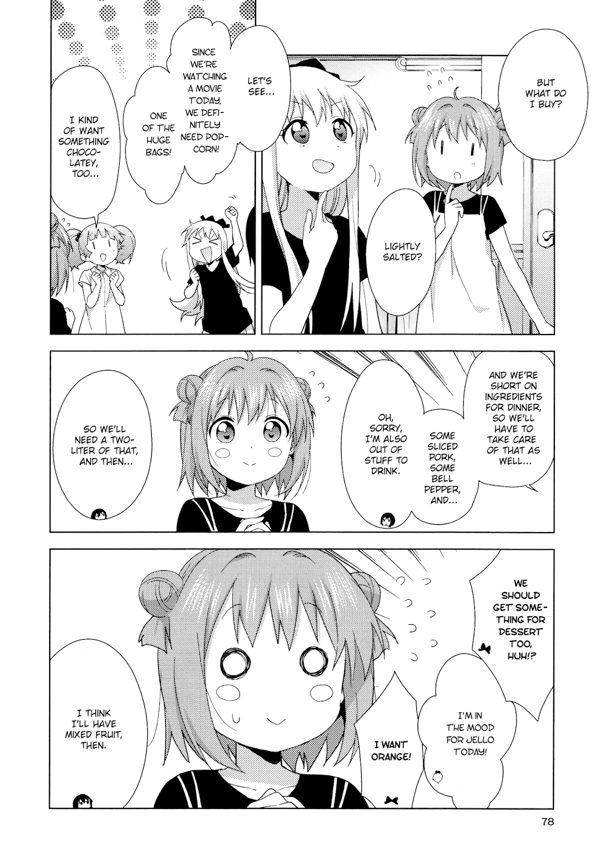 Yuru Yuri Chapter 124 page 4 - Chapter 124: Let's Rock, Paper, Scissors for it!