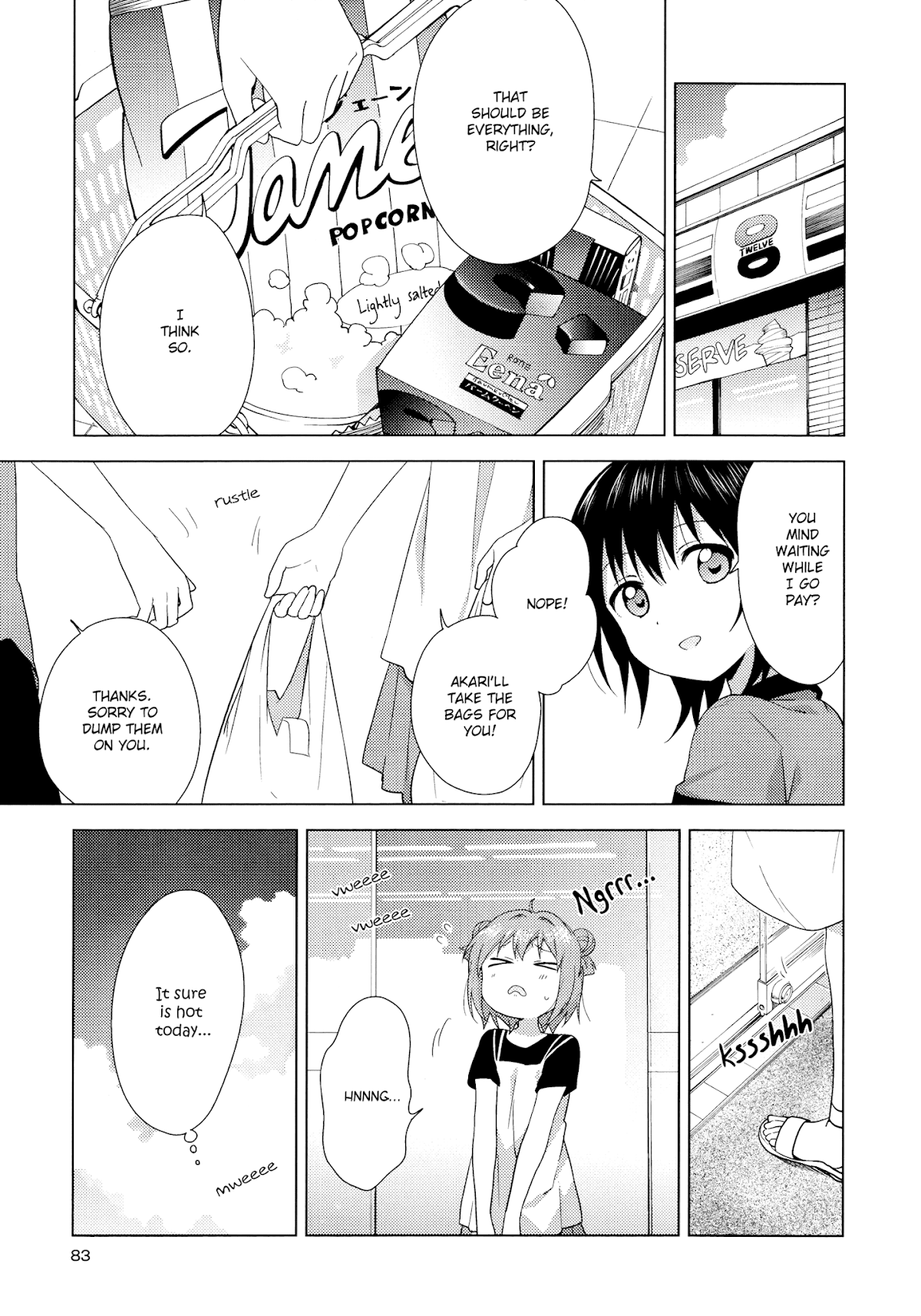 Yuru Yuri Chapter 124 page 9 - Chapter 124: Let's Rock, Paper, Scissors for it!