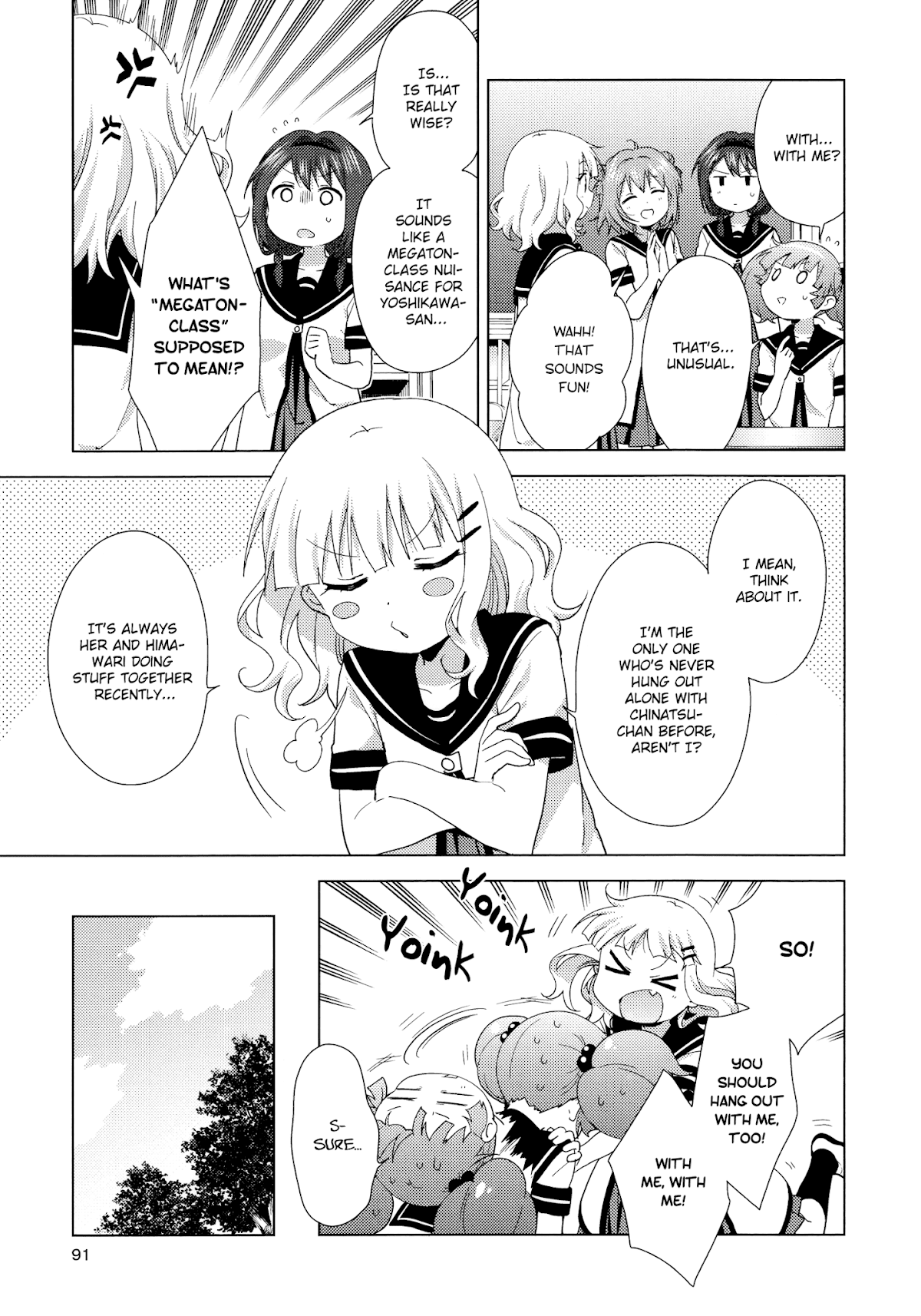 Yuru Yuri Chapter 125 page 3 - Chapter 125: We Tried hanging Out. Just the Two of Us.