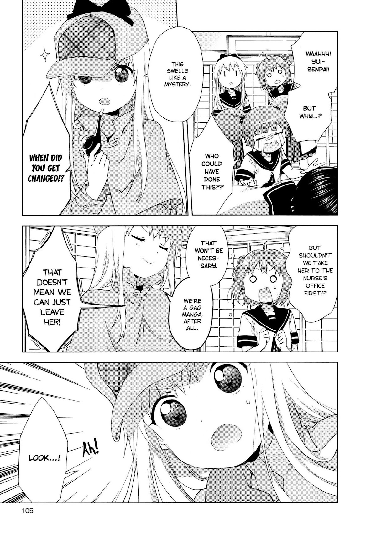 Yuru Yuri Chapter 126 page 3 - Chapter 126: The Murder of Funami Yui?!