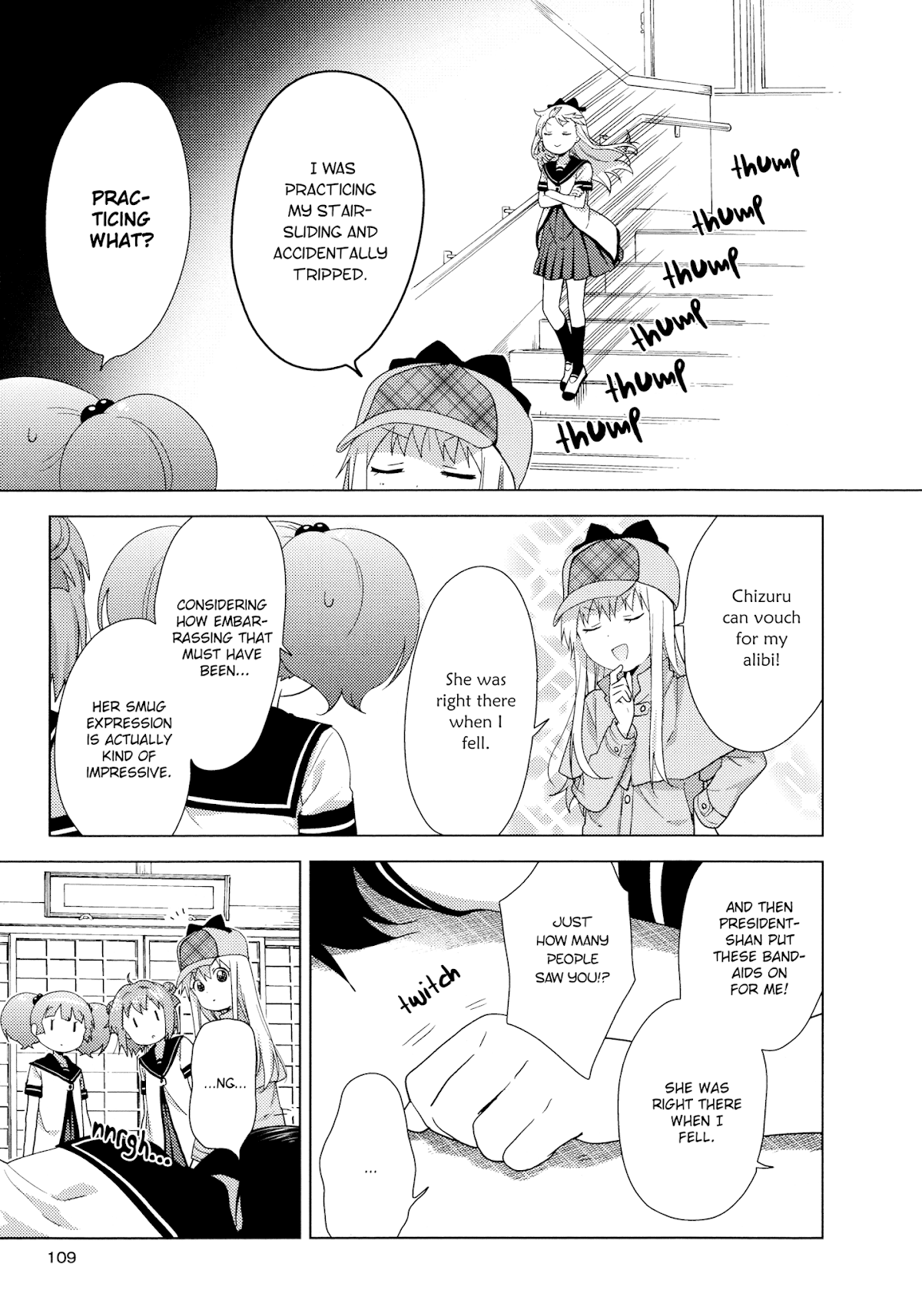 Yuru Yuri Chapter 126 page 7 - Chapter 126: The Murder of Funami Yui?!