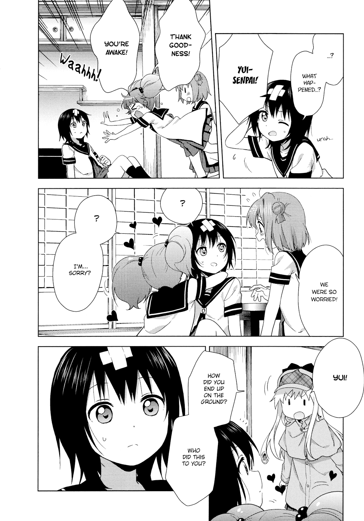 Yuru Yuri Chapter 126 page 8 - Chapter 126: The Murder of Funami Yui?!