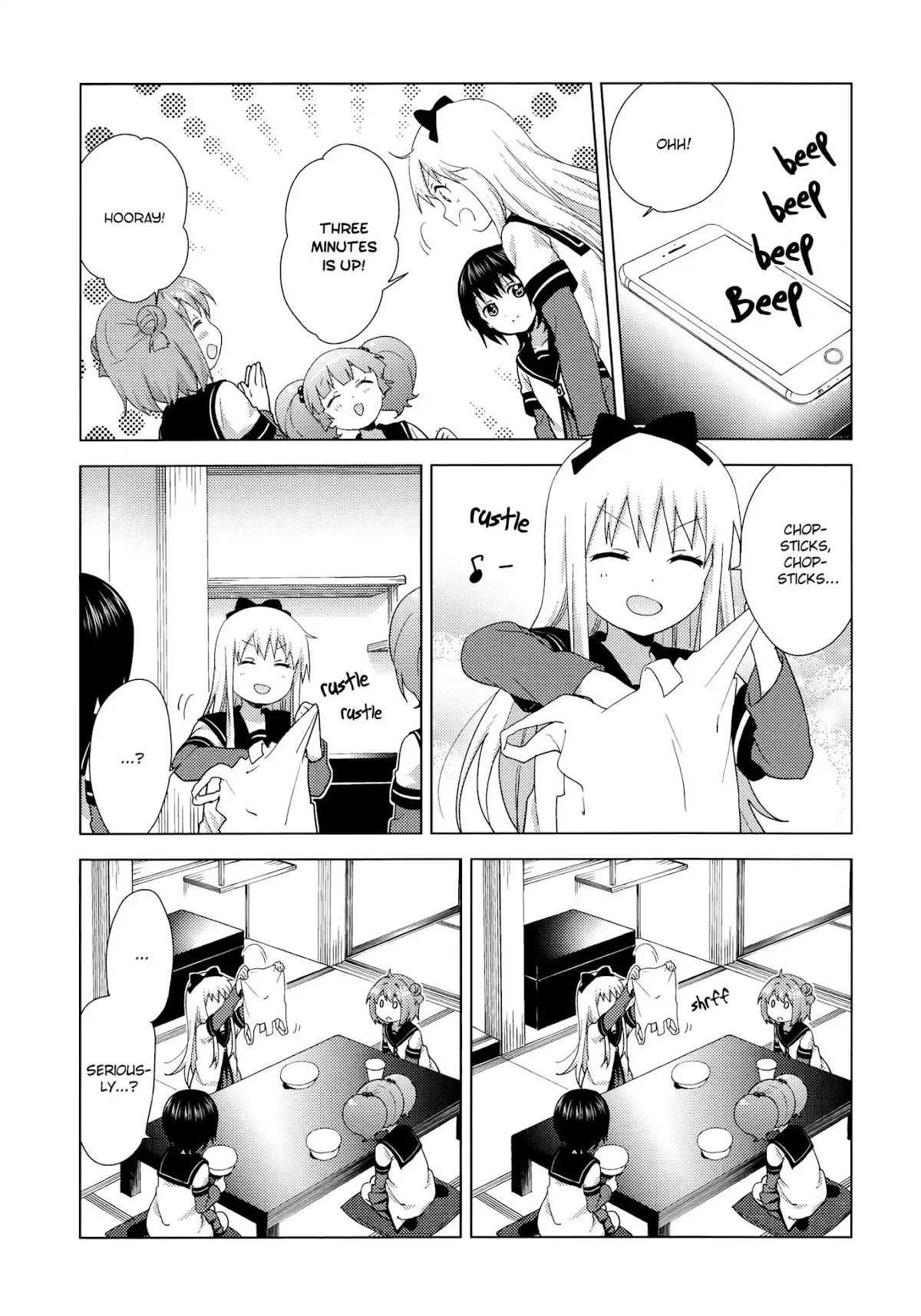 Yuru Yuri Chapter 127 page 12 - Chapter 127: Three-Minute Cooking!!