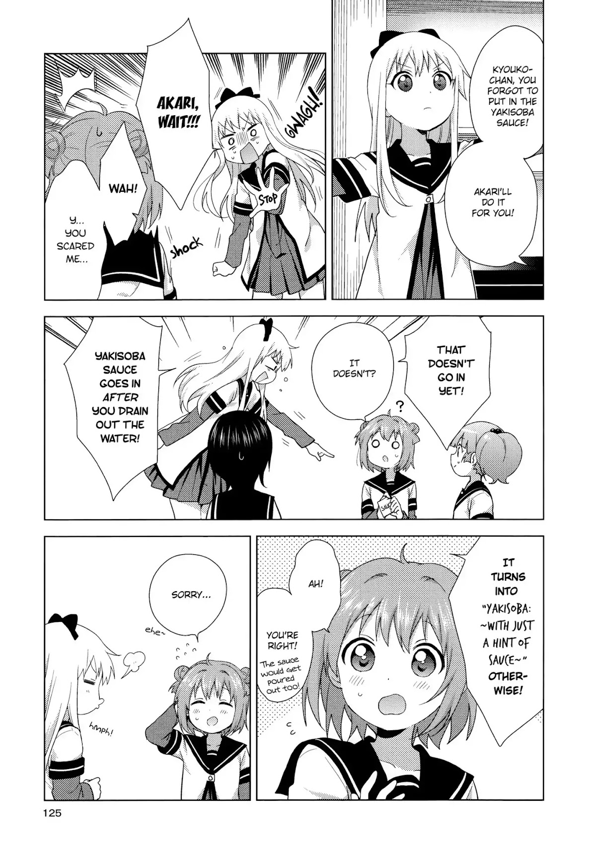 Yuru Yuri Chapter 127 page 9 - Chapter 127: Three-Minute Cooking!!