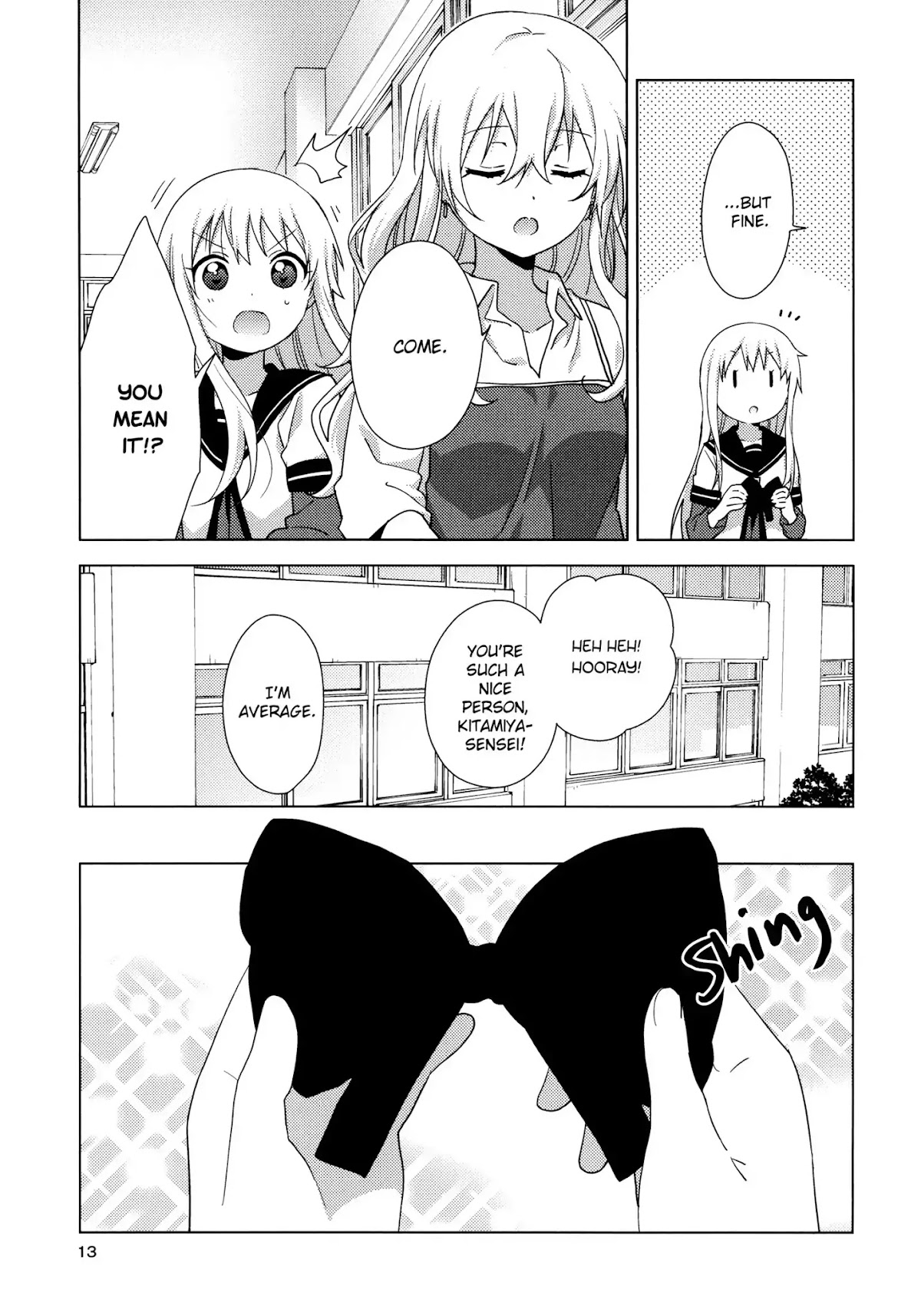 Yuru Yuri Chapter 128.5 page 12 - Chapter 128.5: The Amusement Club and Their Teachers