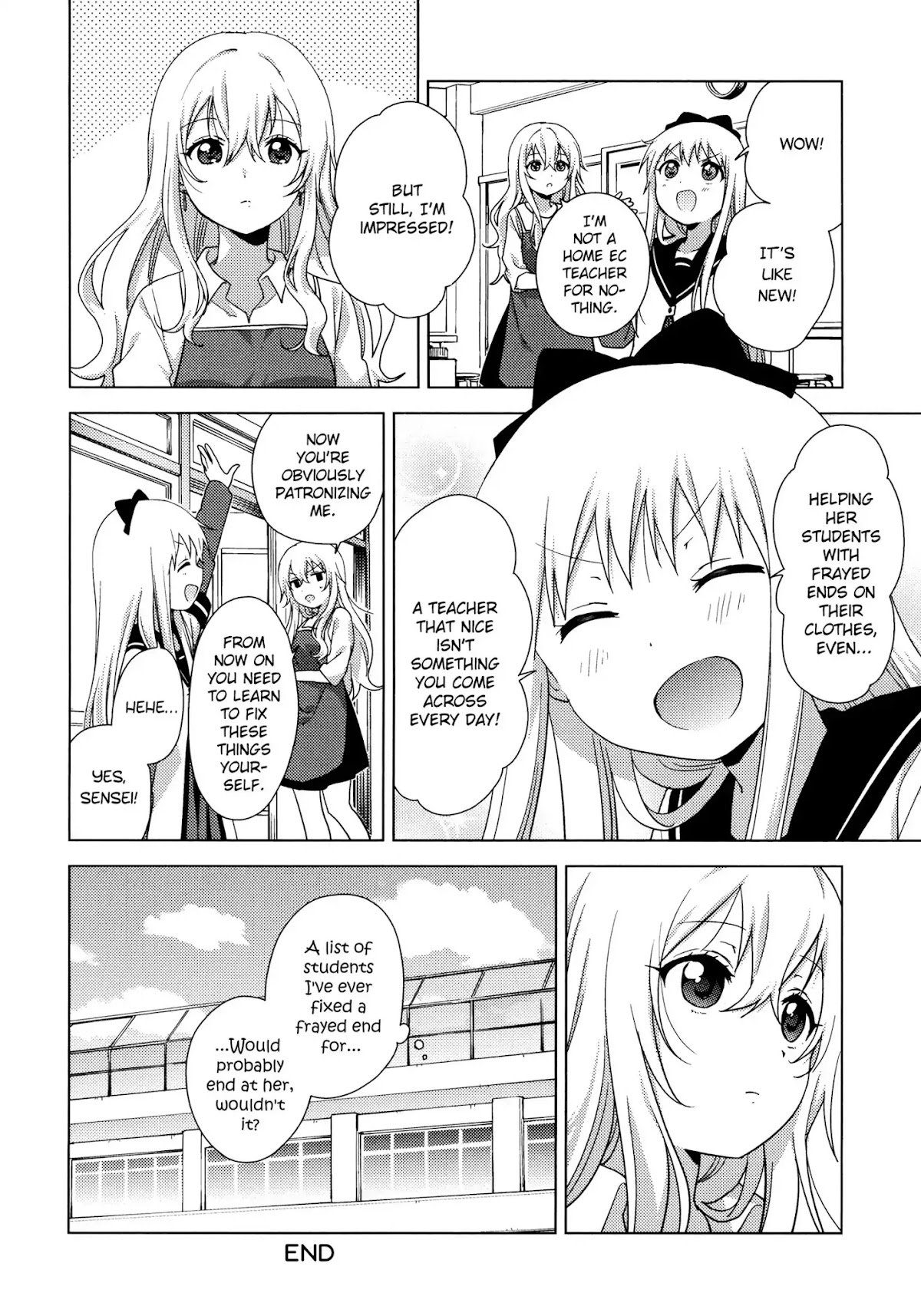Yuru Yuri Chapter 128.5 page 13 - Chapter 128.5: The Amusement Club and Their Teachers
