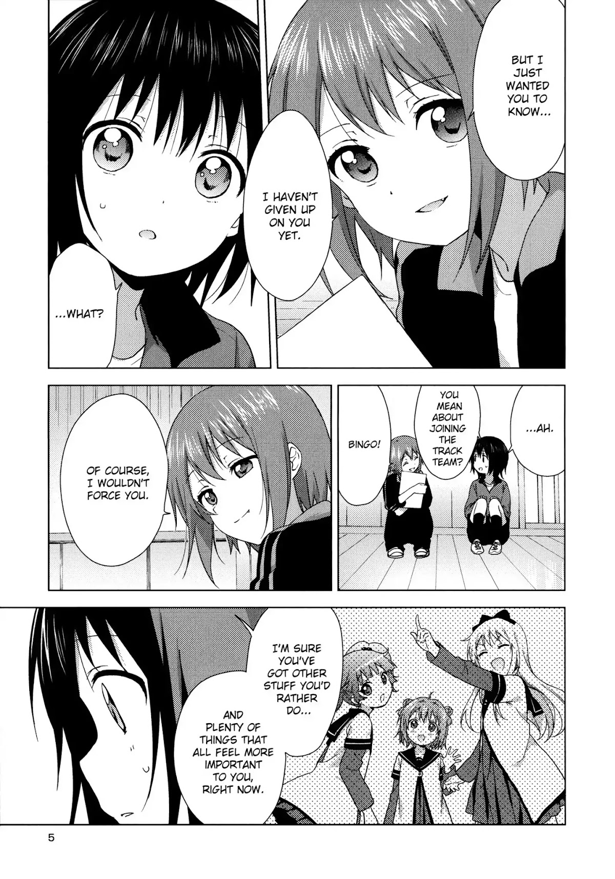 Yuru Yuri Chapter 128.5 page 4 - Chapter 128.5: The Amusement Club and Their Teachers