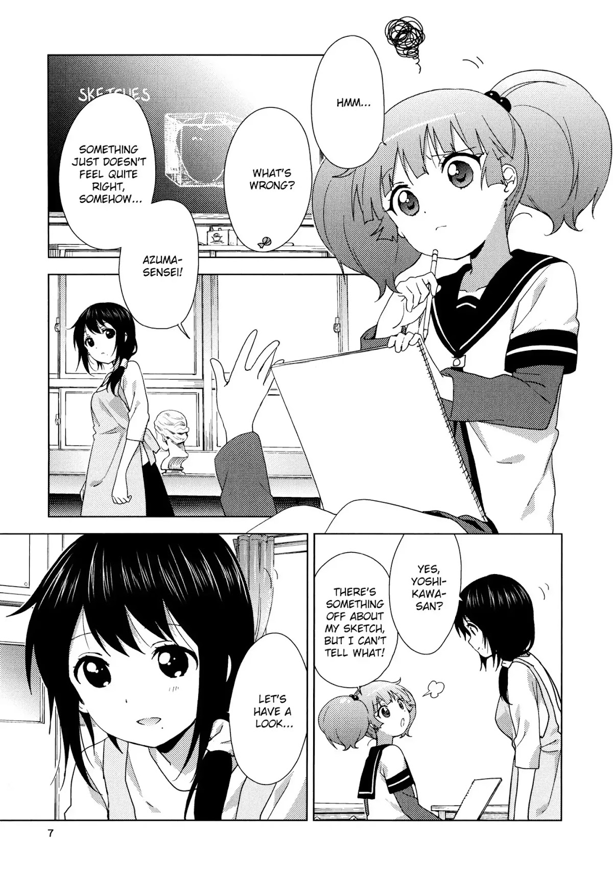 Yuru Yuri Chapter 128.5 page 6 - Chapter 128.5: The Amusement Club and Their Teachers