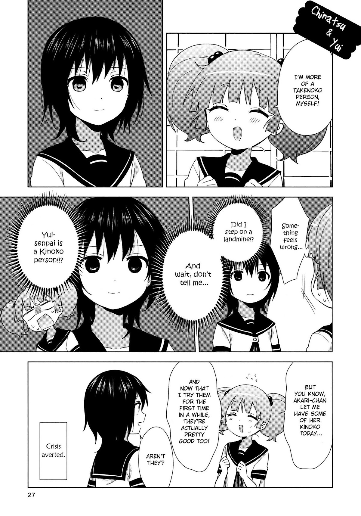 Yuru Yuri Chapter 130 page 9 - Chapter 130: A Precious Facet of Funami Yui