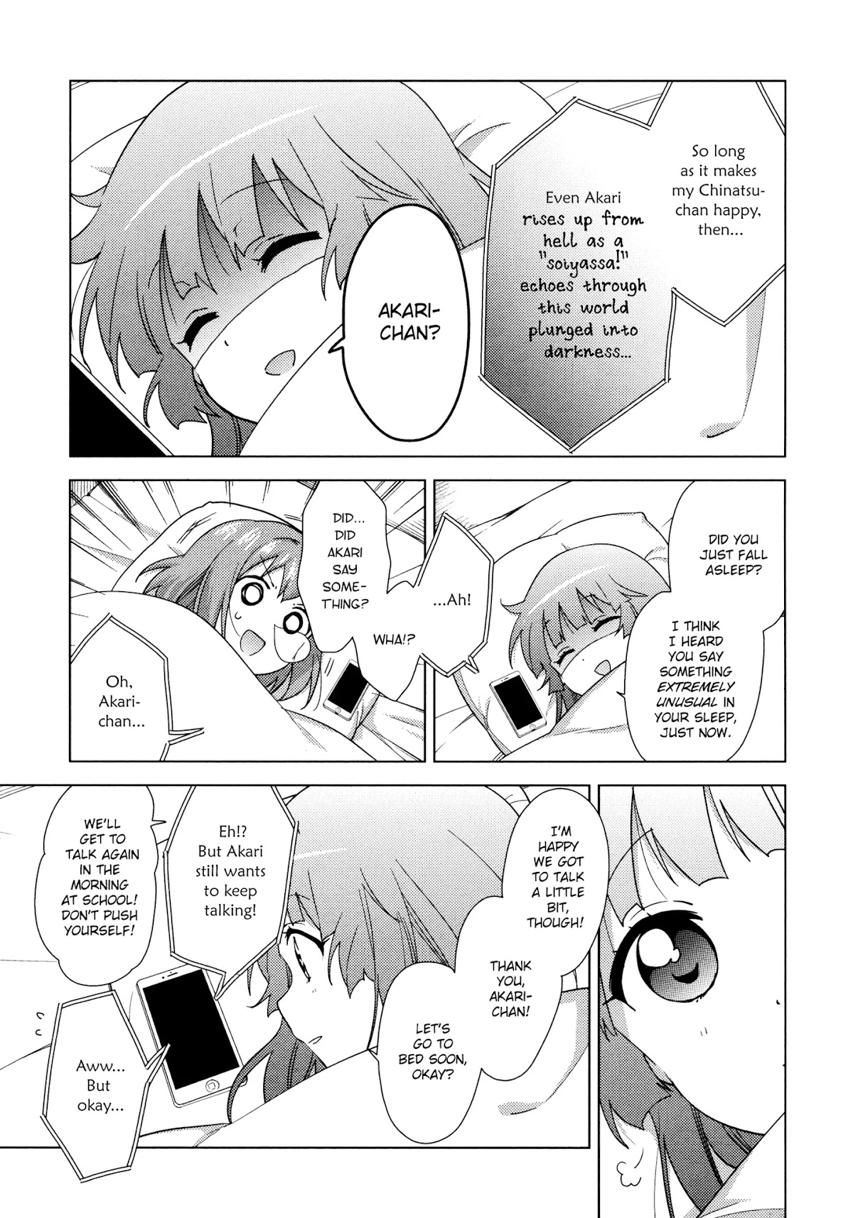 Yuru Yuri Chapter 134 page 9 - Chapter 134: Are You Asleep?