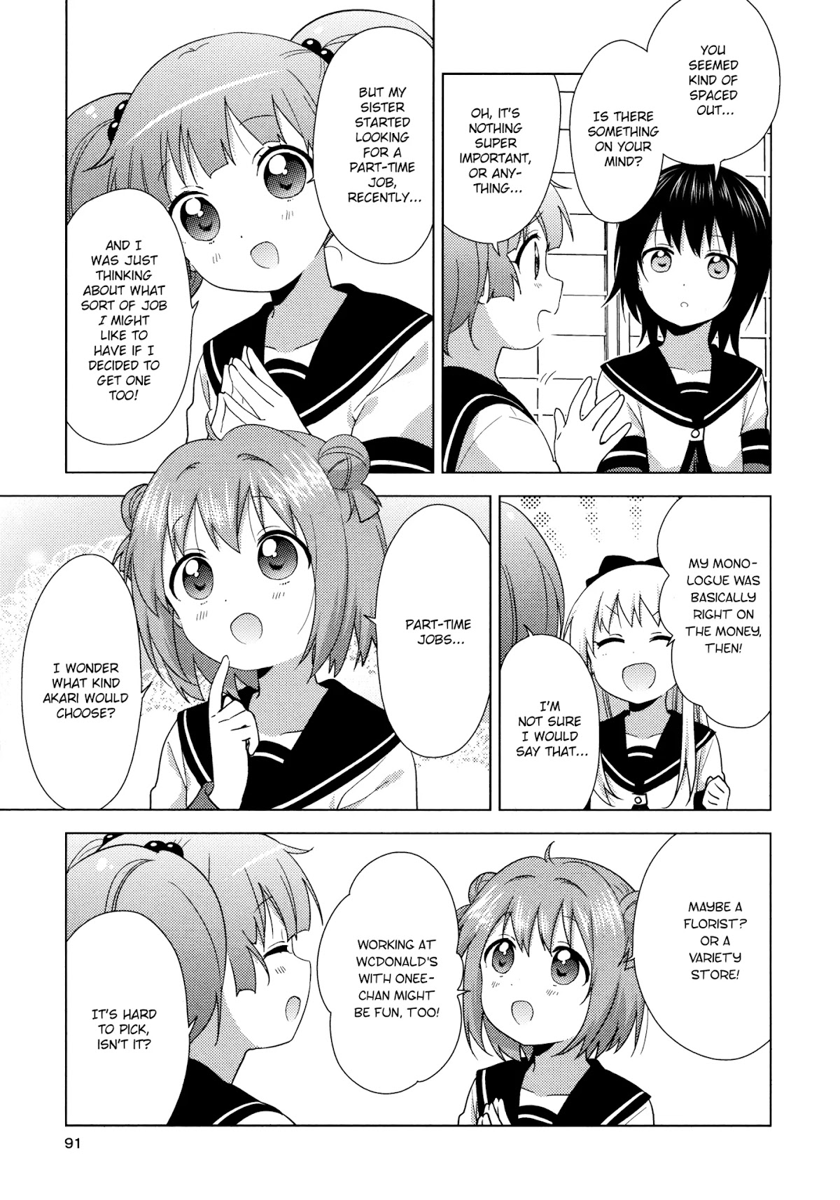Yuru Yuri Chapter 135 page 3 - Chapter 135: It's an "At Home" Kind of Workplace ♪