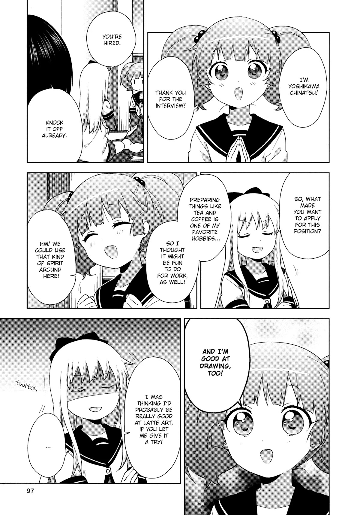 Yuru Yuri Chapter 135 page 9 - Chapter 135: It's an "At Home" Kind of Workplace ♪