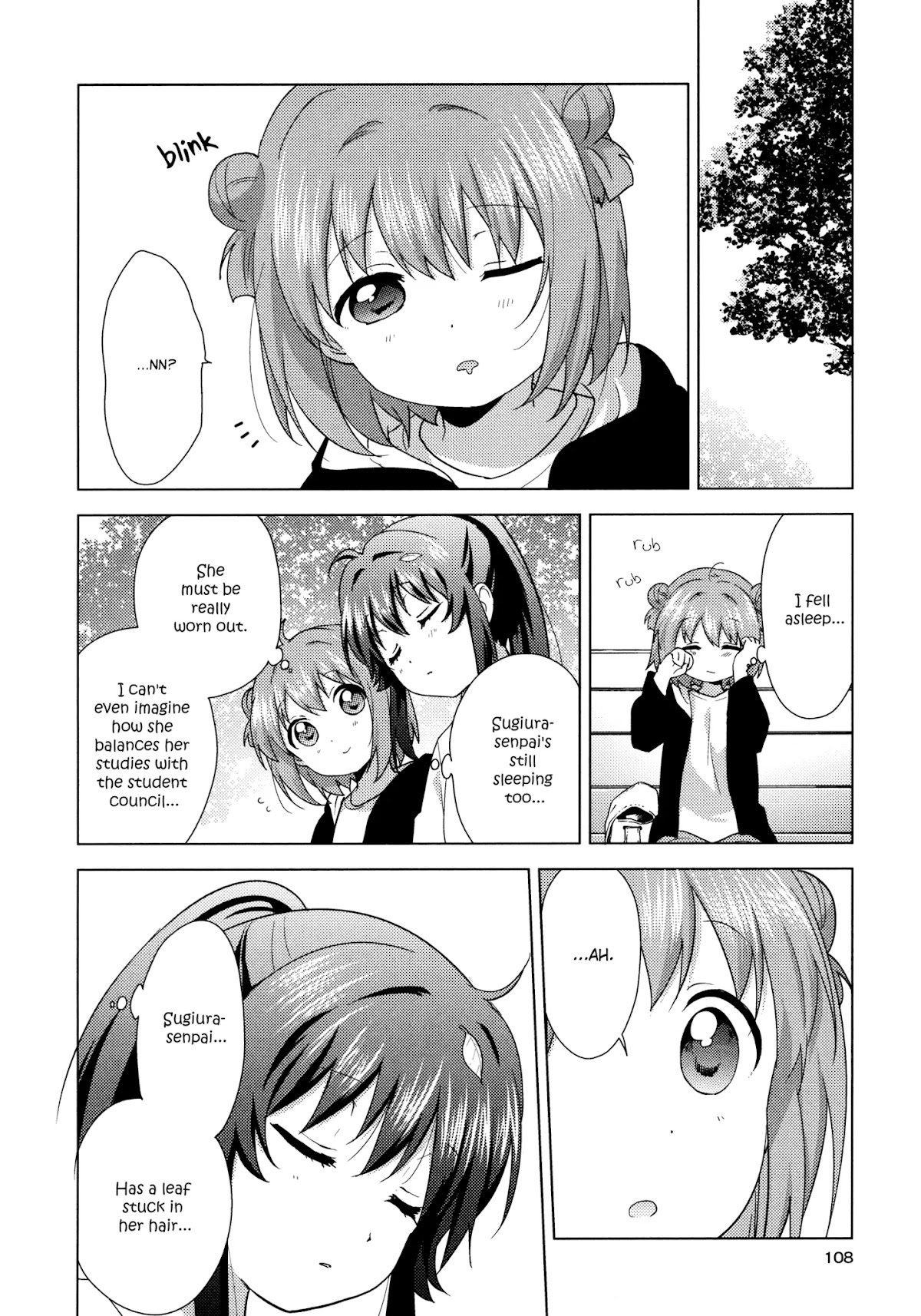 Yuru Yuri Chapter 136 page 6 - Chapter 136: Relay Napping
