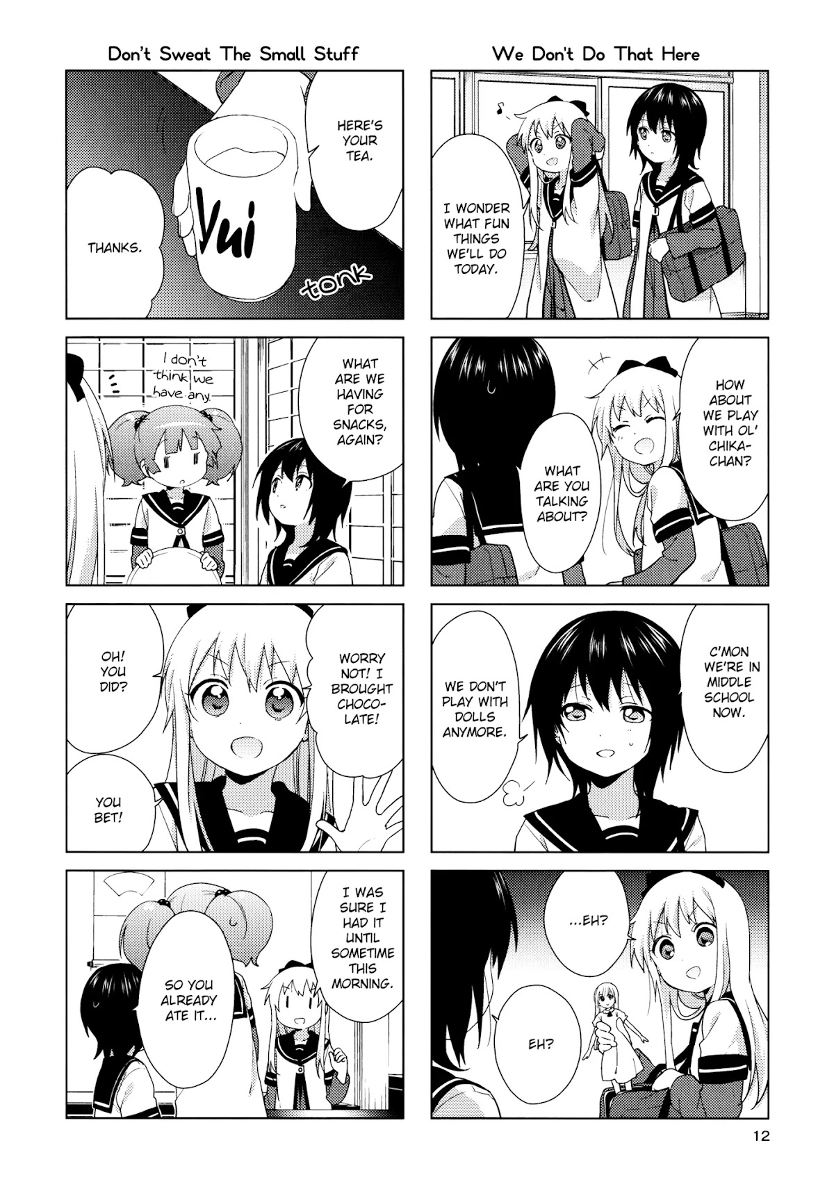 Yuru Yuri Chapter 138.5 page 11 - Chapter 138.5: One Day of Nanamori Junior High School