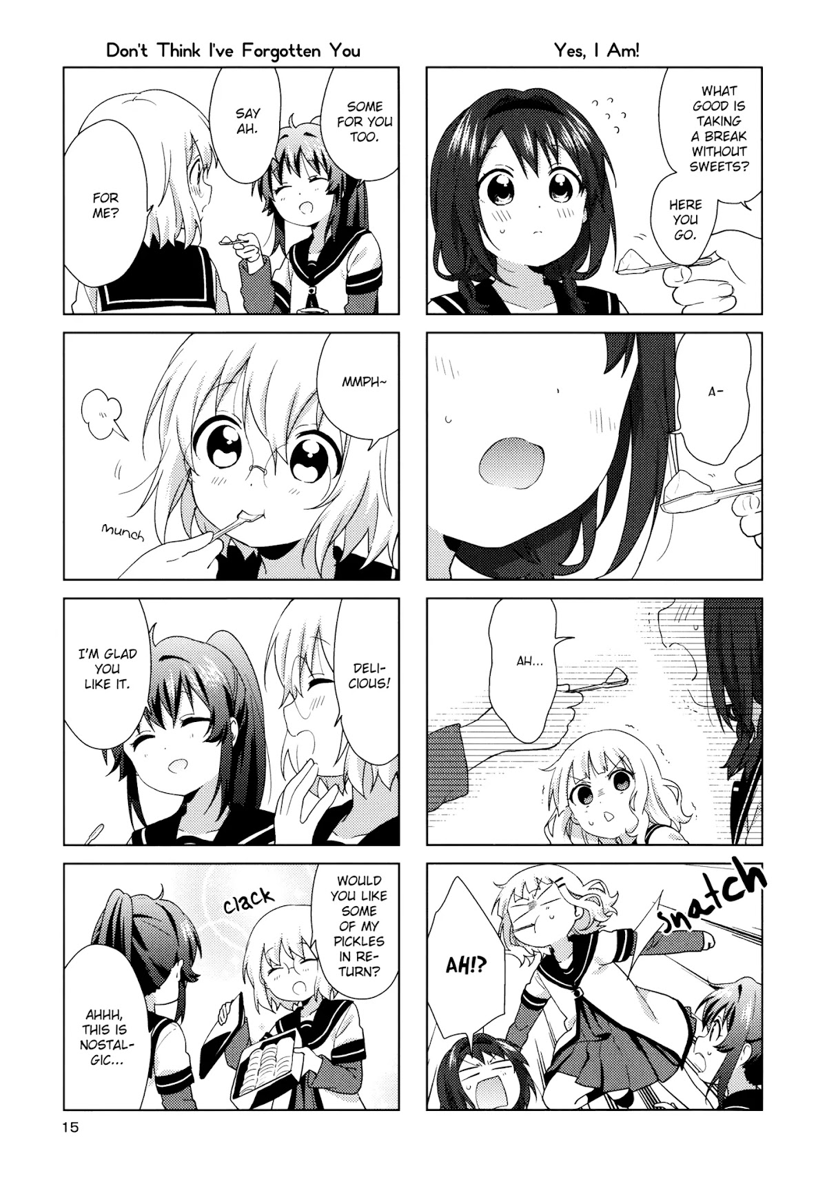 Yuru Yuri Chapter 138.5 page 14 - Chapter 138.5: One Day of Nanamori Junior High School