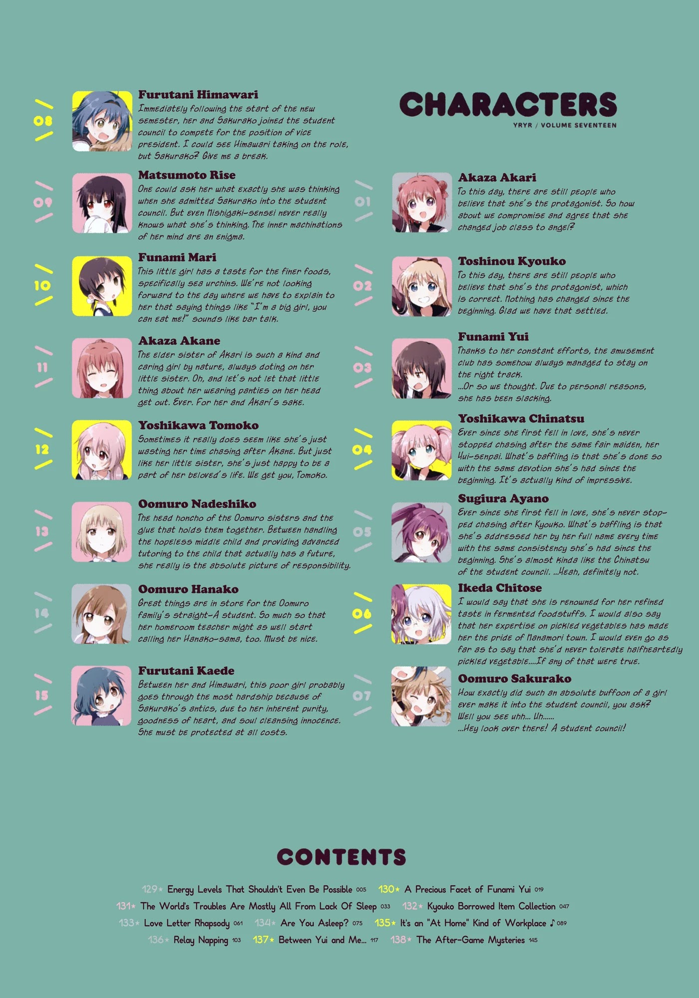 Yuru Yuri Chapter 138.8 page 4 - Chapter 138.8: Volume 17 Extras