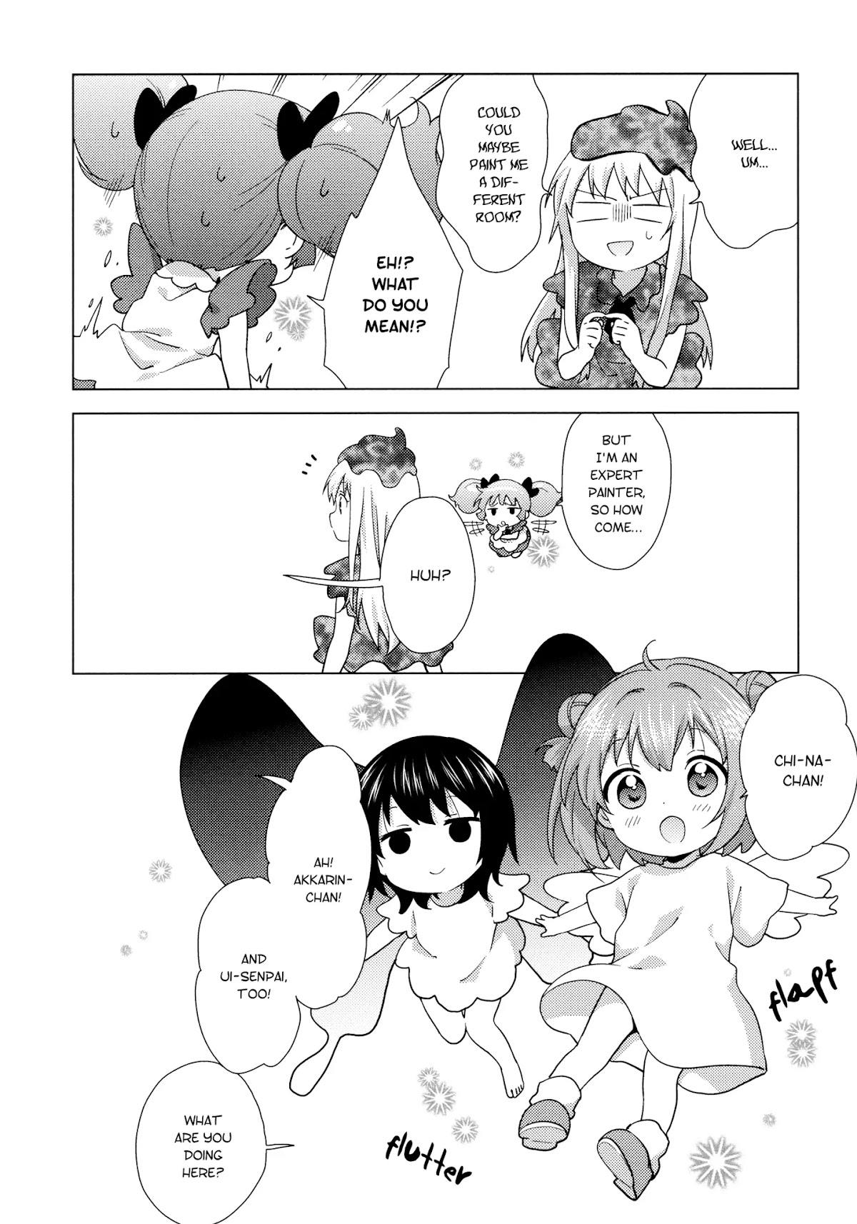 Yuru Yuri Chapter 139 page 10 - Chapter 139: Chi-na, the Mystical Painting Sprite