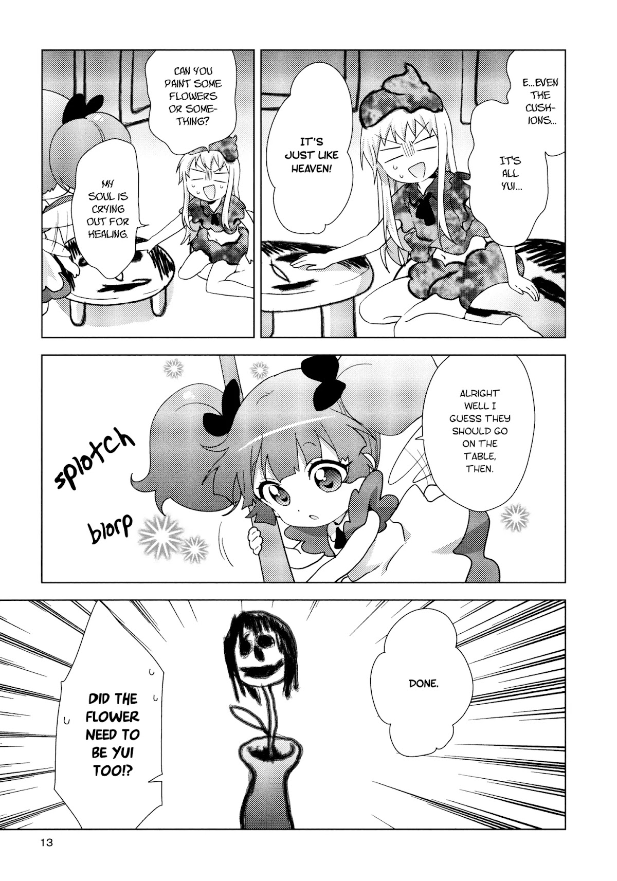 Yuru Yuri Chapter 139 page 9 - Chapter 139: Chi-na, the Mystical Painting Sprite