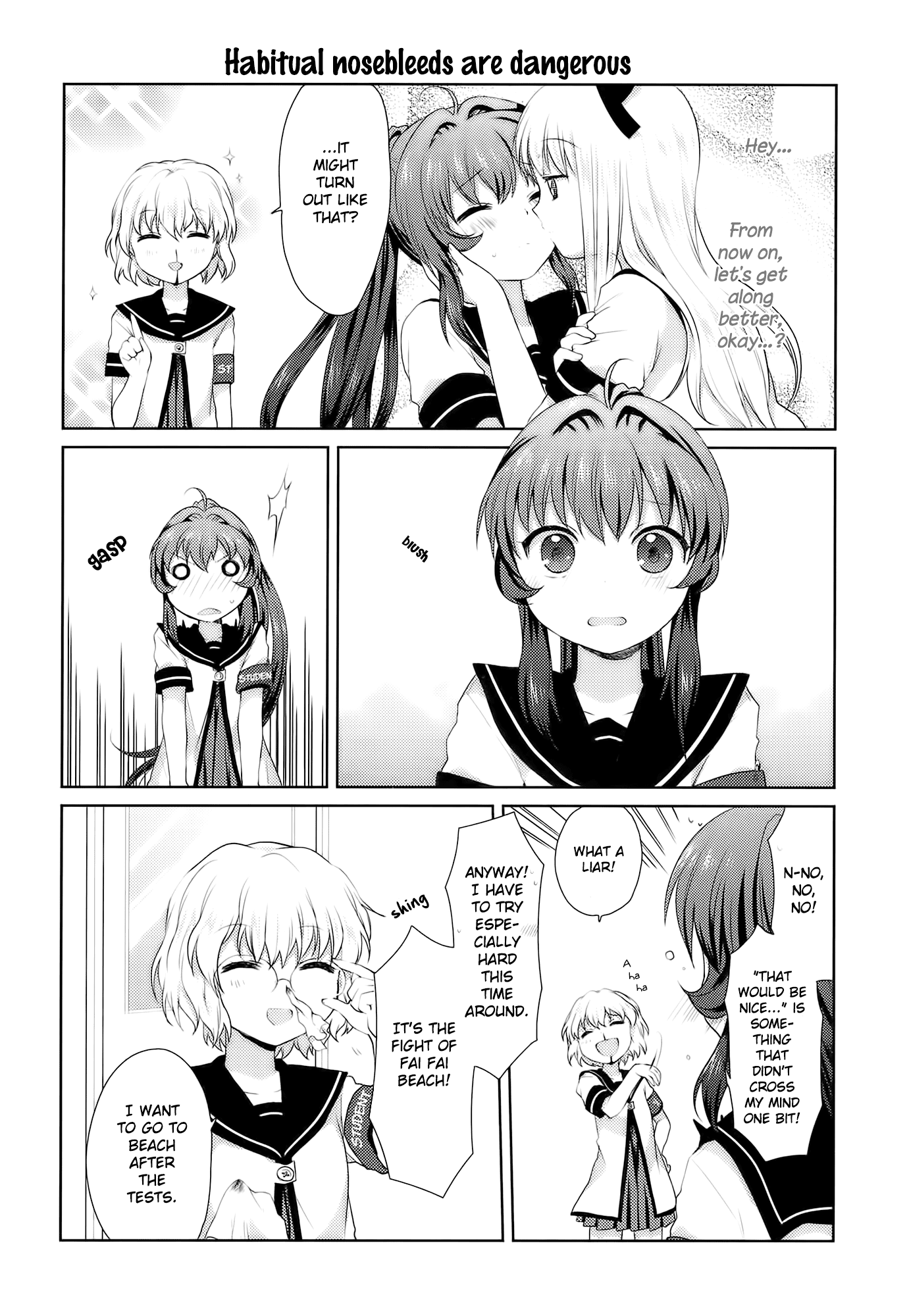Yuru Yuri Chapter 14 page 4 - Chapter 14: Decisive Battle! Fai Fai Beach