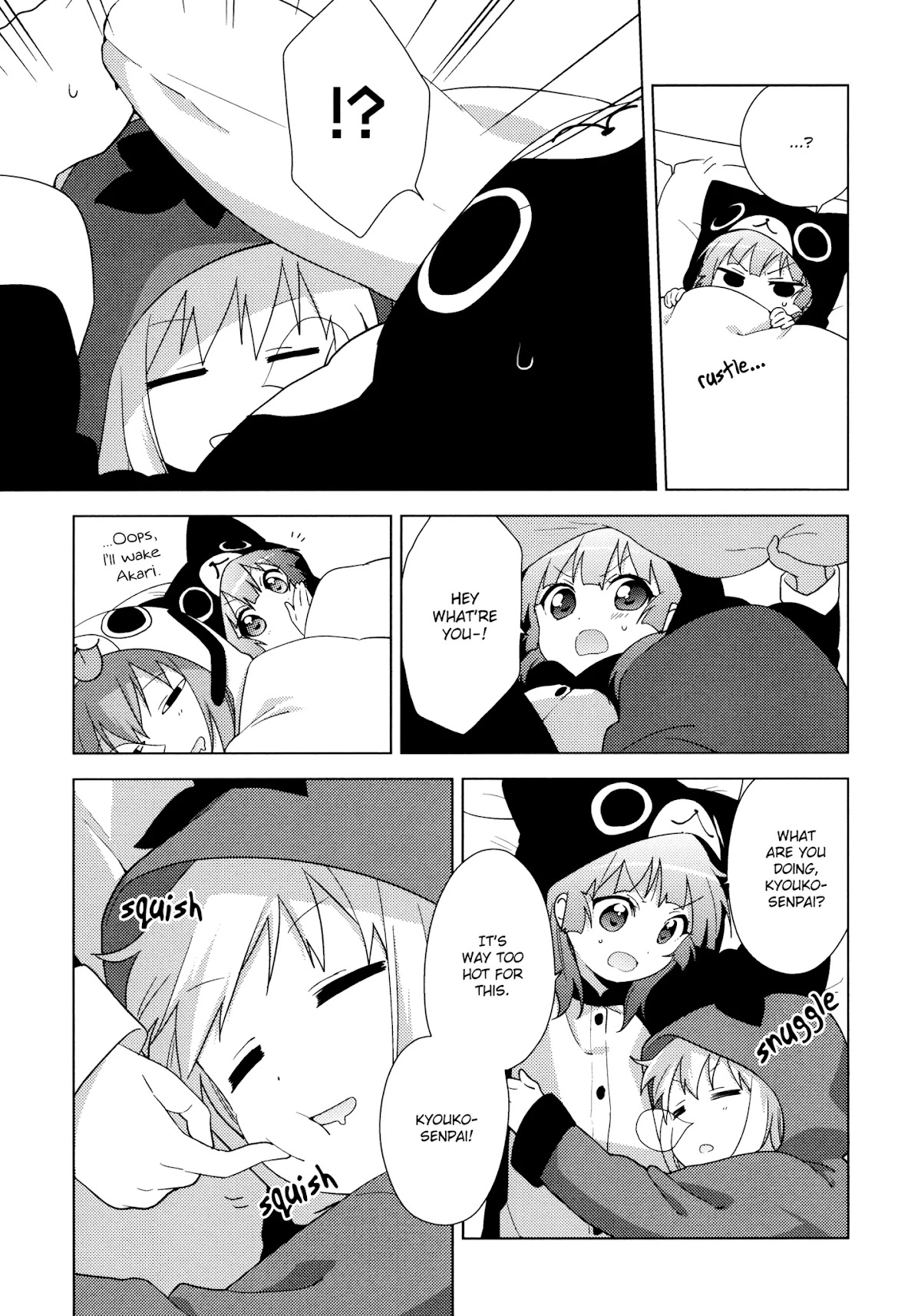Yuru Yuri Chapter 140 page 3 - Chapter 140: Something is Stirring Beneath the Sheets ♪