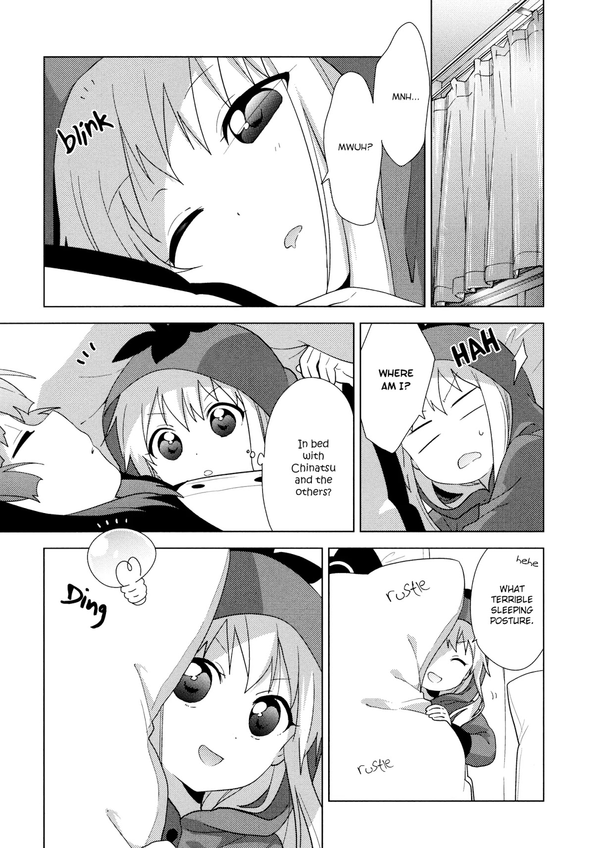 Yuru Yuri Chapter 140 page 9 - Chapter 140: Something is Stirring Beneath the Sheets ♪