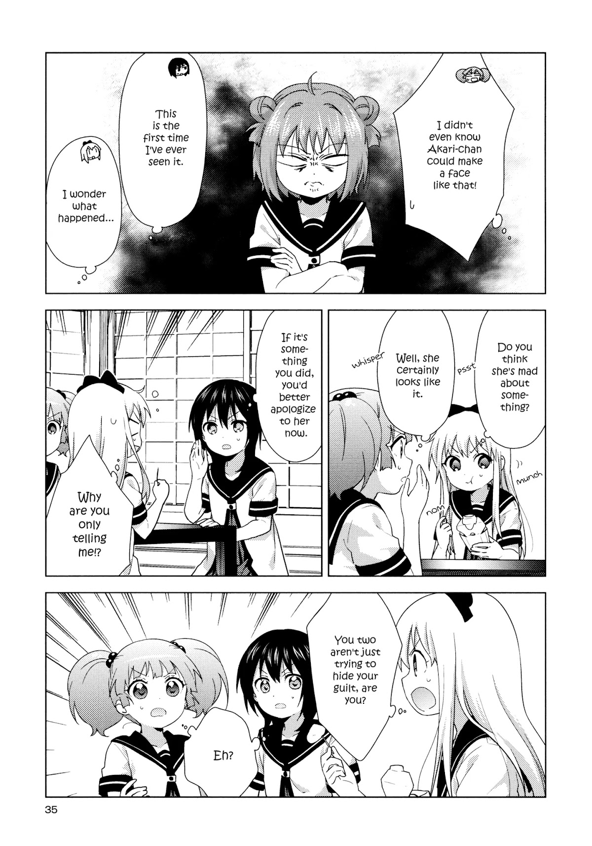 Yuru Yuri Chapter 141 page 3 - Chapter 141: Are You Mad At Me?