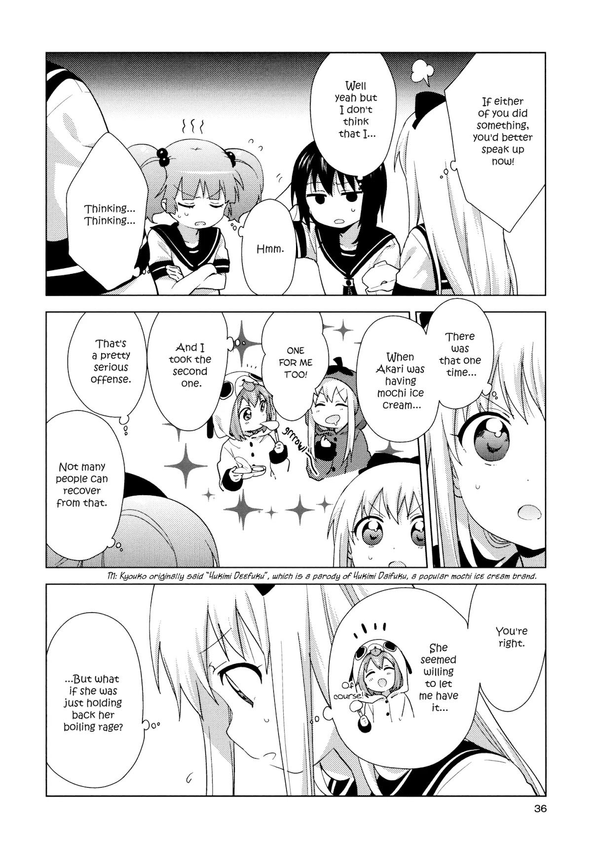 Yuru Yuri Chapter 141 page 4 - Chapter 141: Are You Mad At Me?
