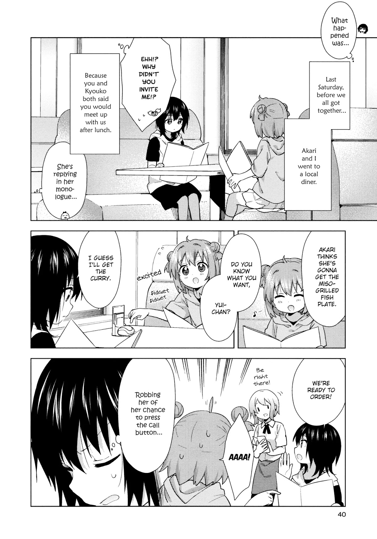 Yuru Yuri Chapter 141 page 8 - Chapter 141: Are You Mad At Me?