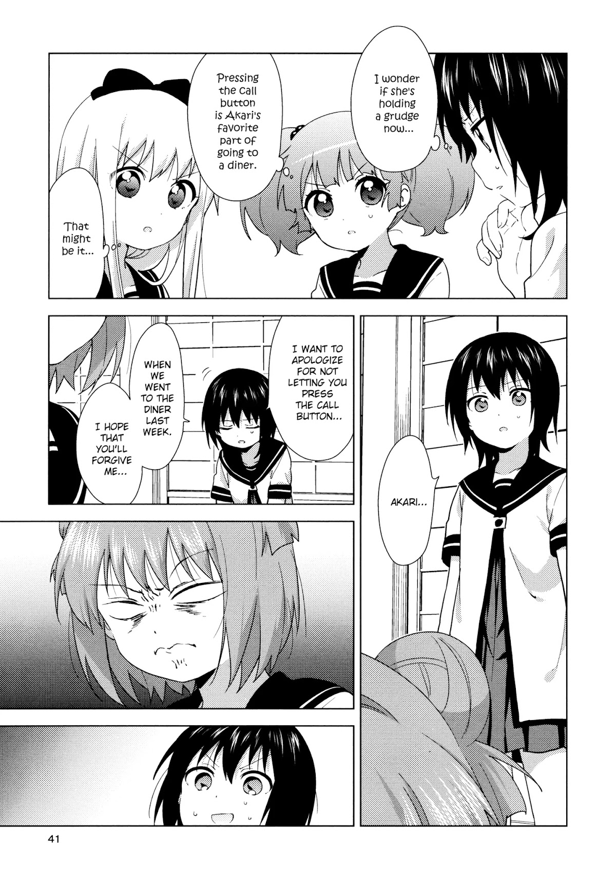 Yuru Yuri Chapter 141 page 9 - Chapter 141: Are You Mad At Me?
