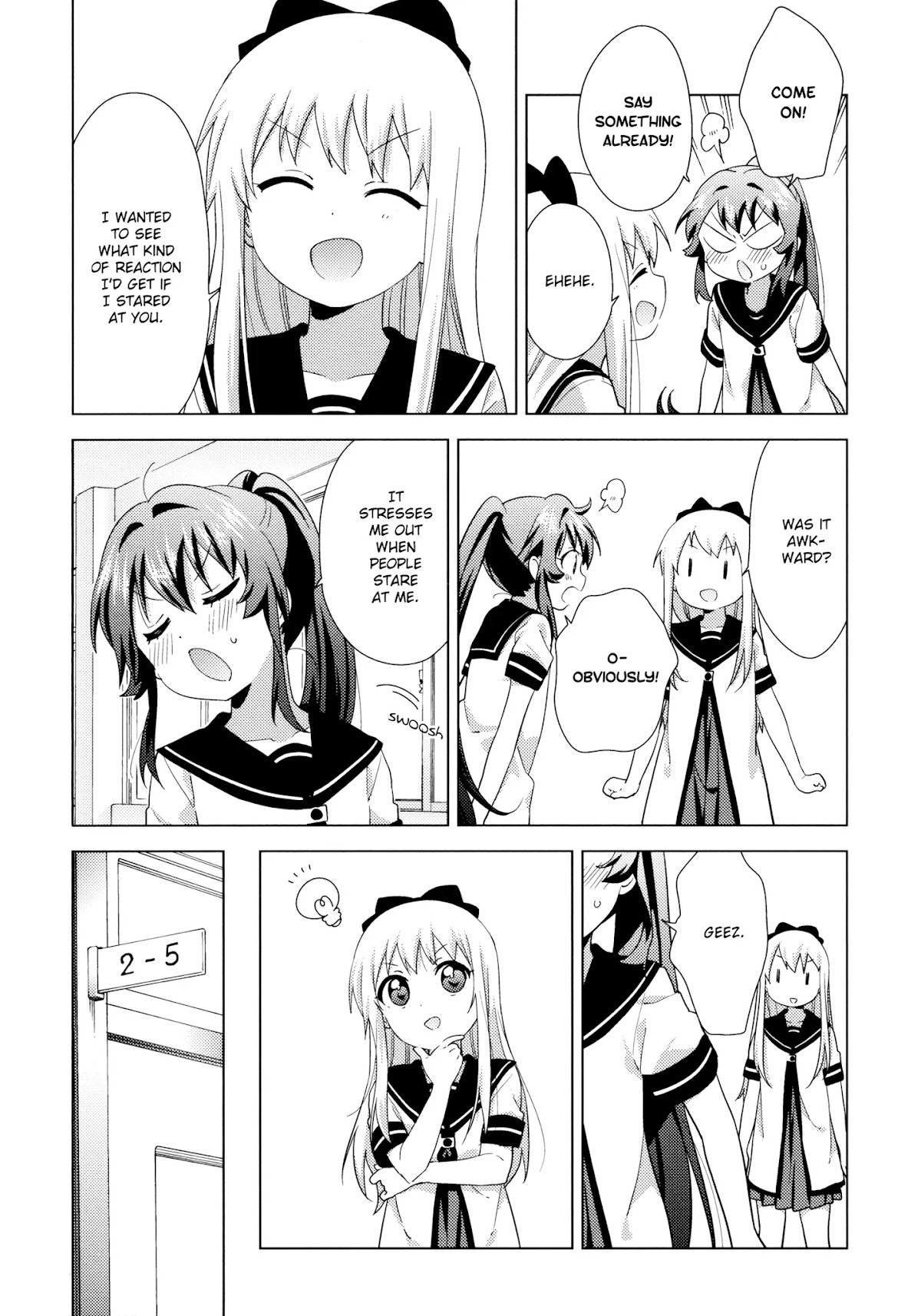 Yuru Yuri Chapter 142 page 3 - Chapter 142: Stare...