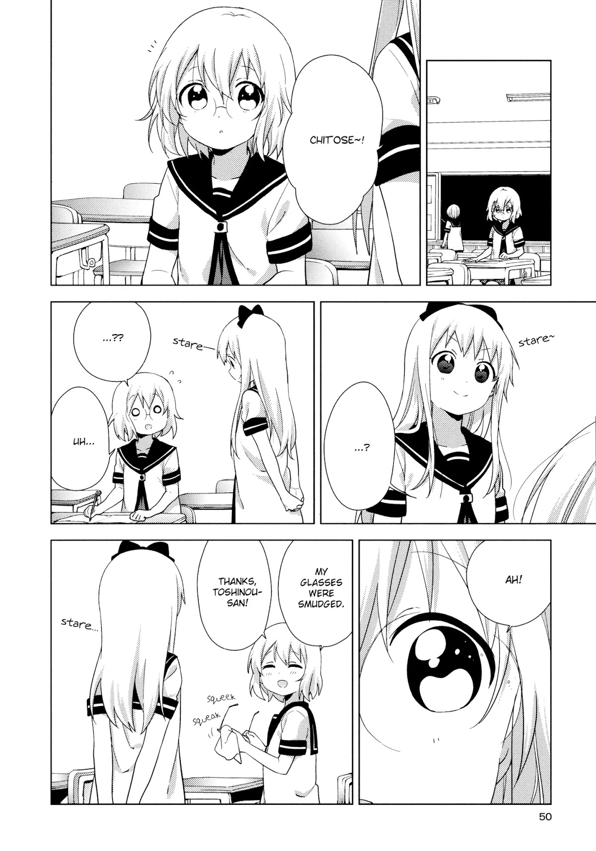Yuru Yuri Chapter 142 page 4 - Chapter 142: Stare...