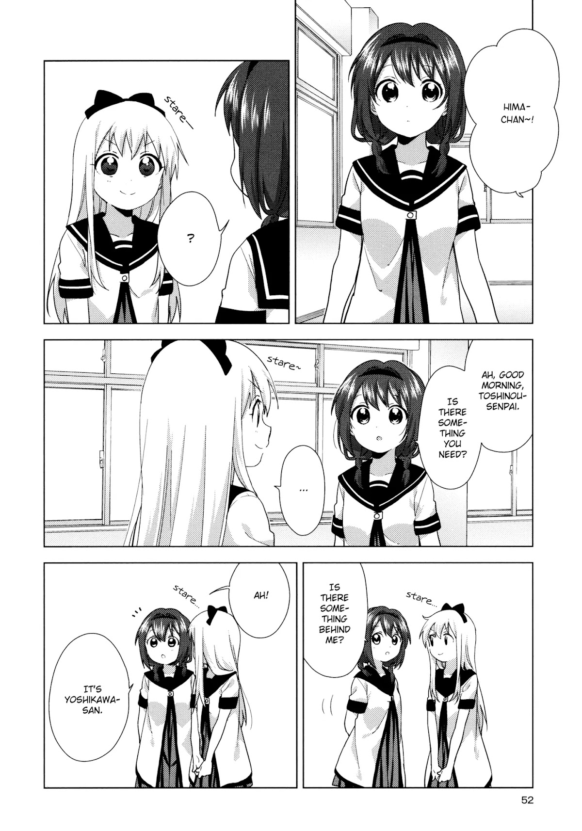 Yuru Yuri Chapter 142 page 6 - Chapter 142: Stare...