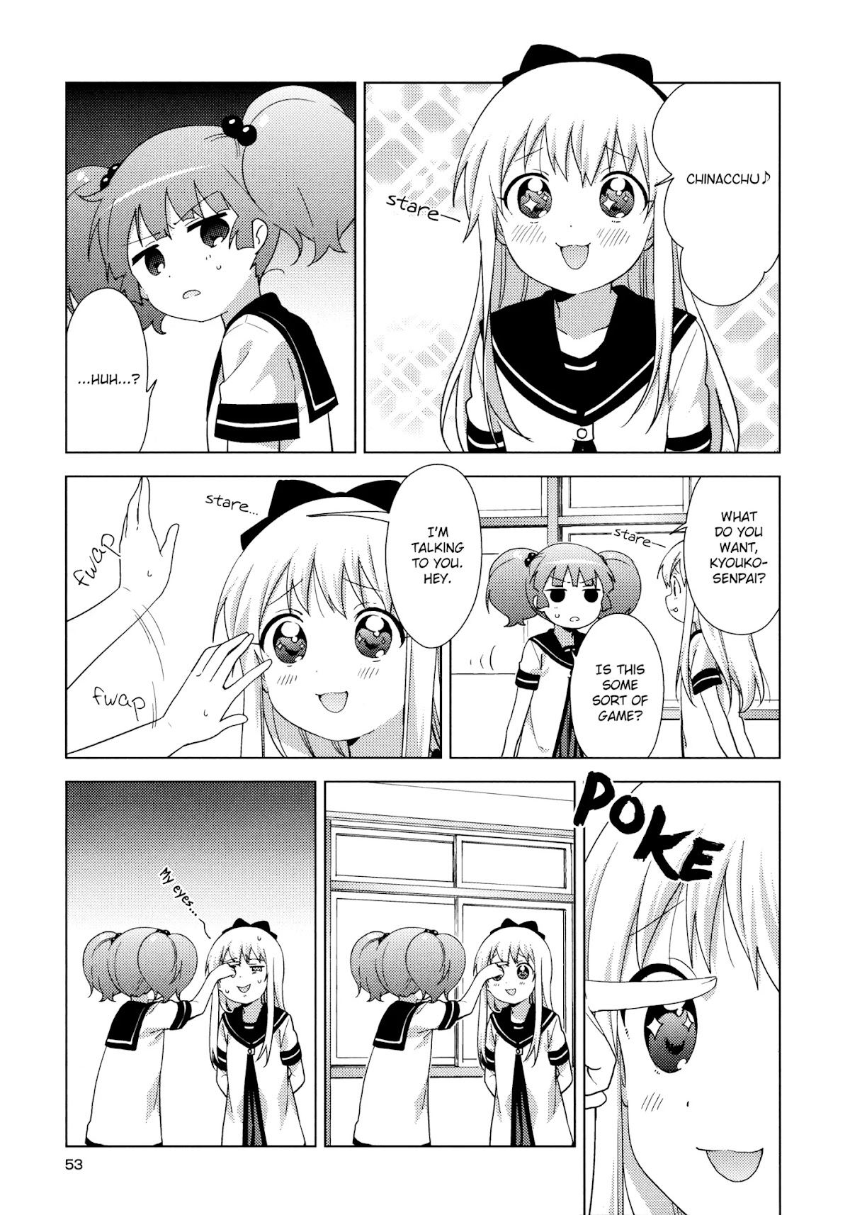 Yuru Yuri Chapter 142 page 7 - Chapter 142: Stare...