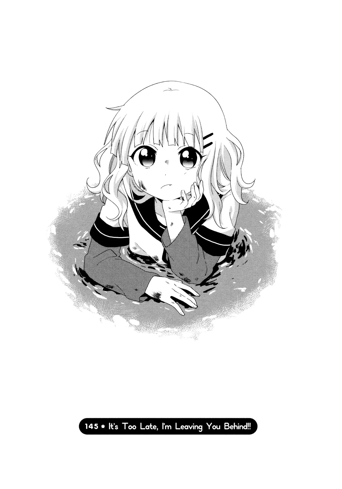 Yuru Yuri Chapter 145 page 1 - Chapter 145: It's Too Late, I'm Leaving You Behind!!