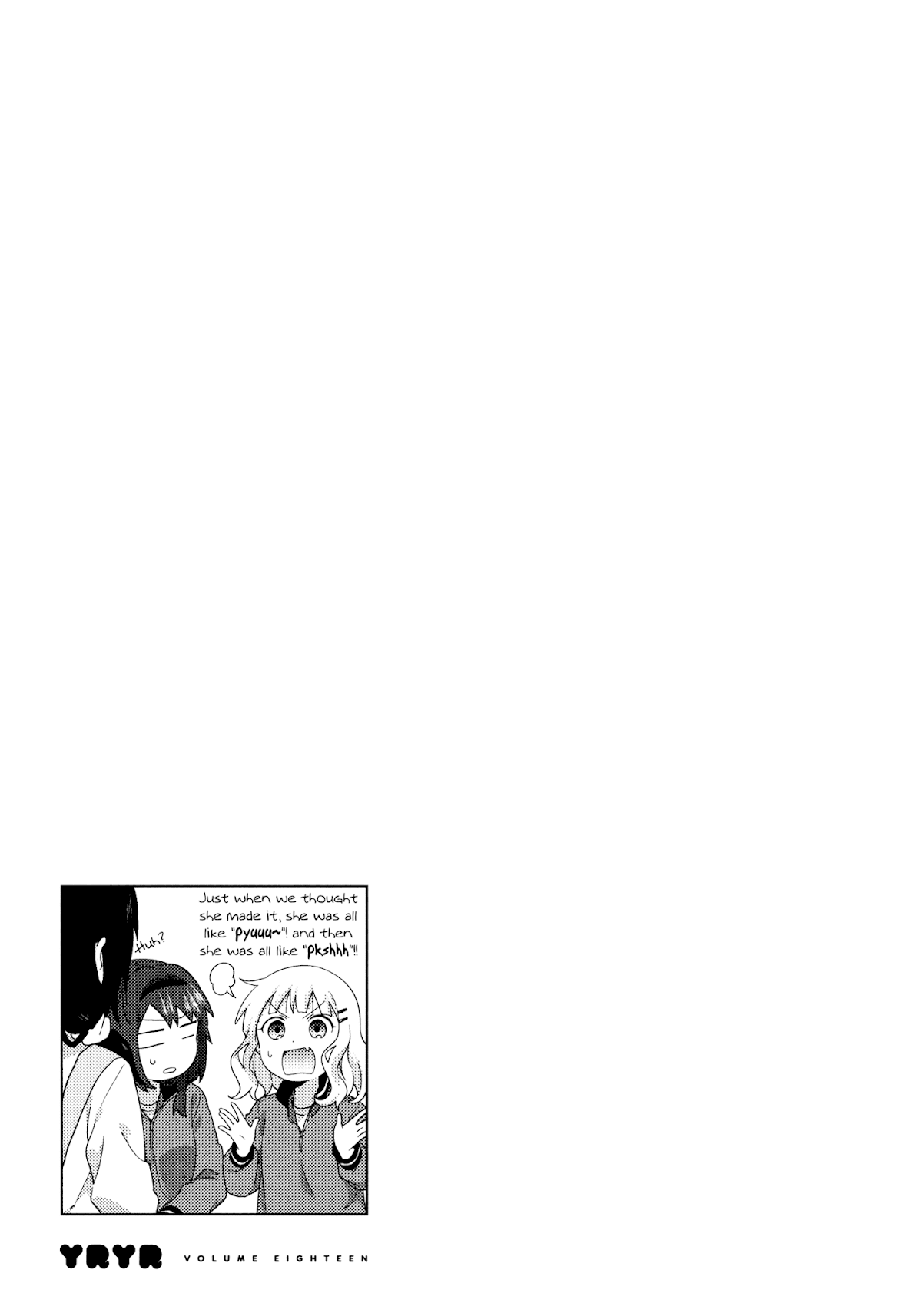 Yuru Yuri Chapter 145 page 13 - Chapter 145: It's Too Late, I'm Leaving You Behind!!