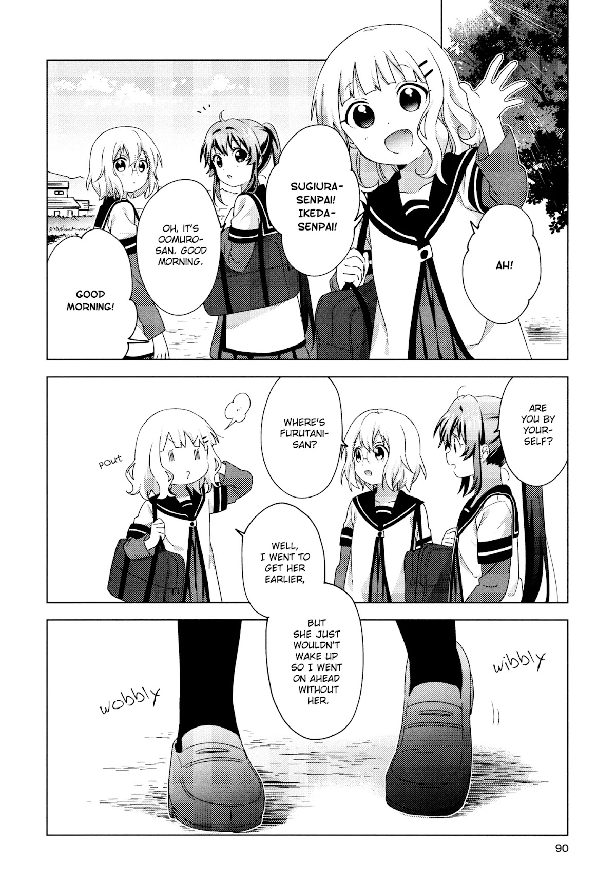 Yuru Yuri Chapter 145 page 2 - Chapter 145: It's Too Late, I'm Leaving You Behind!!