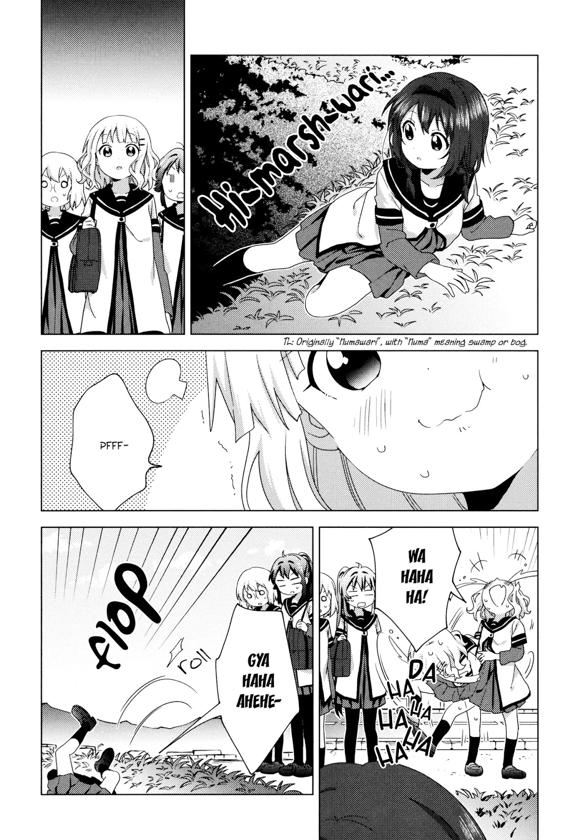 Yuru Yuri Chapter 145 page 4 - Chapter 145: It's Too Late, I'm Leaving You Behind!!
